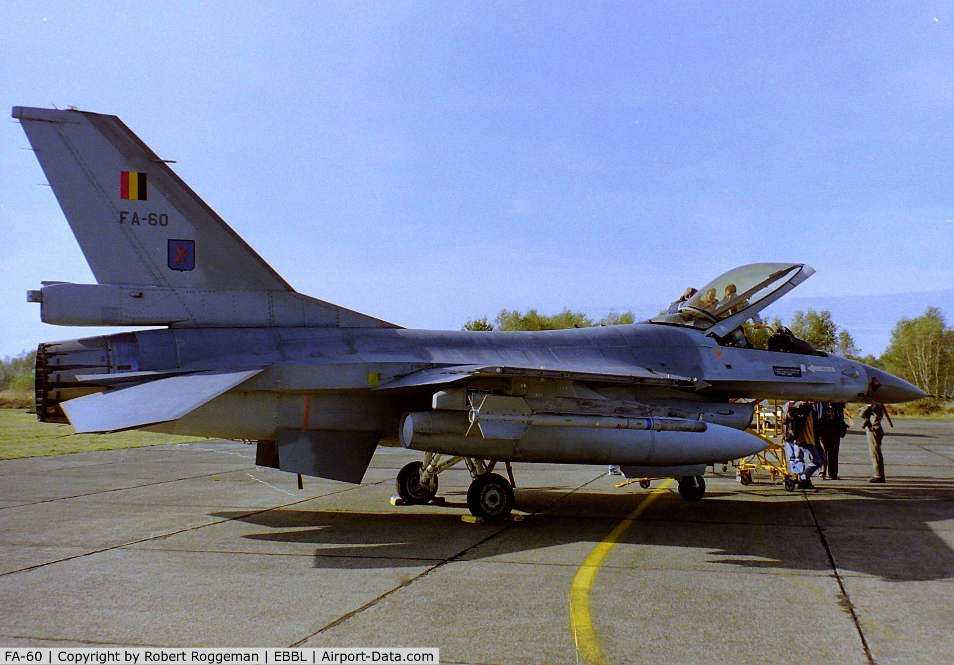 FA-60, 1983 SABCA F-16AM Fighting Falcon C/N 6H-60, OPEN DAY.1997-10.