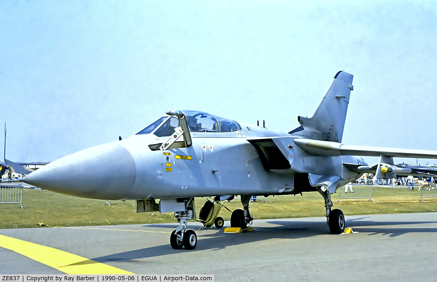 ZE837, 1988 Panavia Tornado F.3 C/N AT033/730/3334, ZE837   BAe/Panavia Tornado F.3 [AT033] (Royal Air Force) RAF Upper Heyford~G 06/05/1990