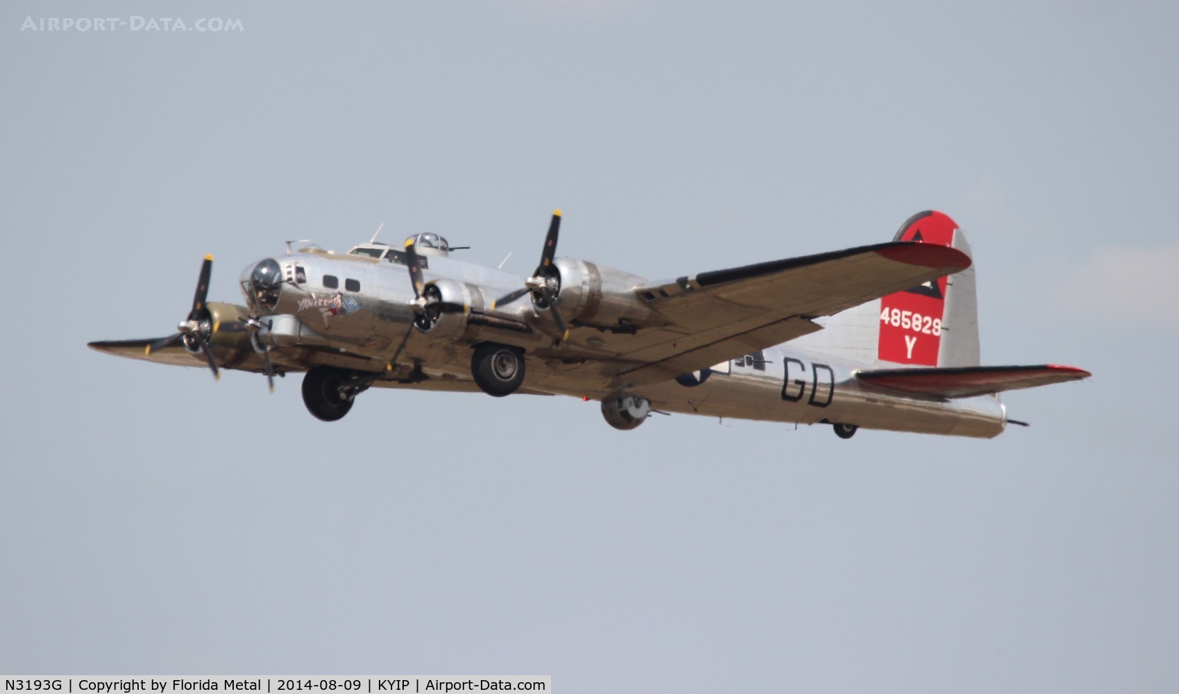 N3193G, 1944 Boeing B-17G Flying Fortress C/N 77255, TOM YIP 2014