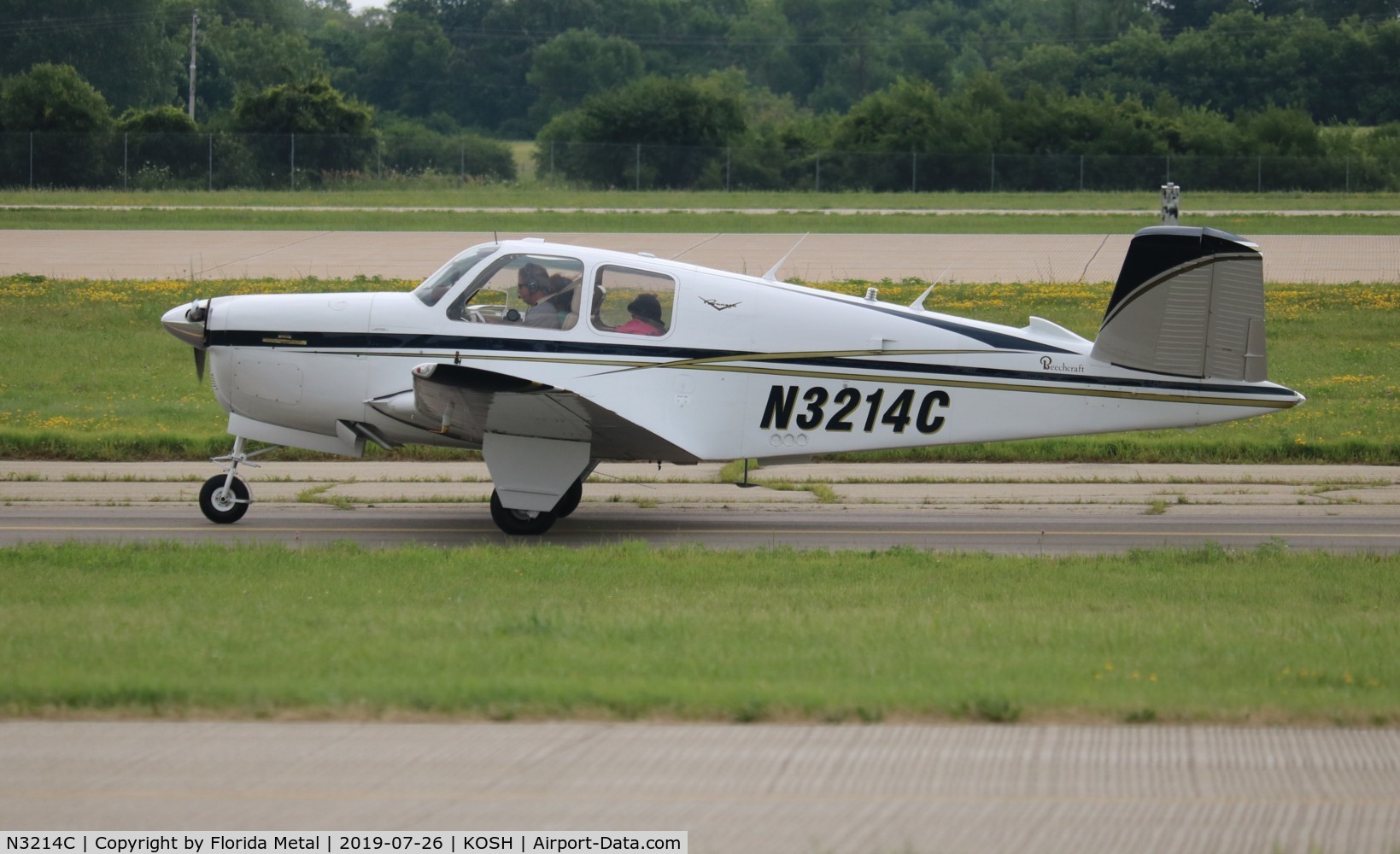 N3214C, 1954 Beech E35 C/N D-3878, EAA OSH 2019