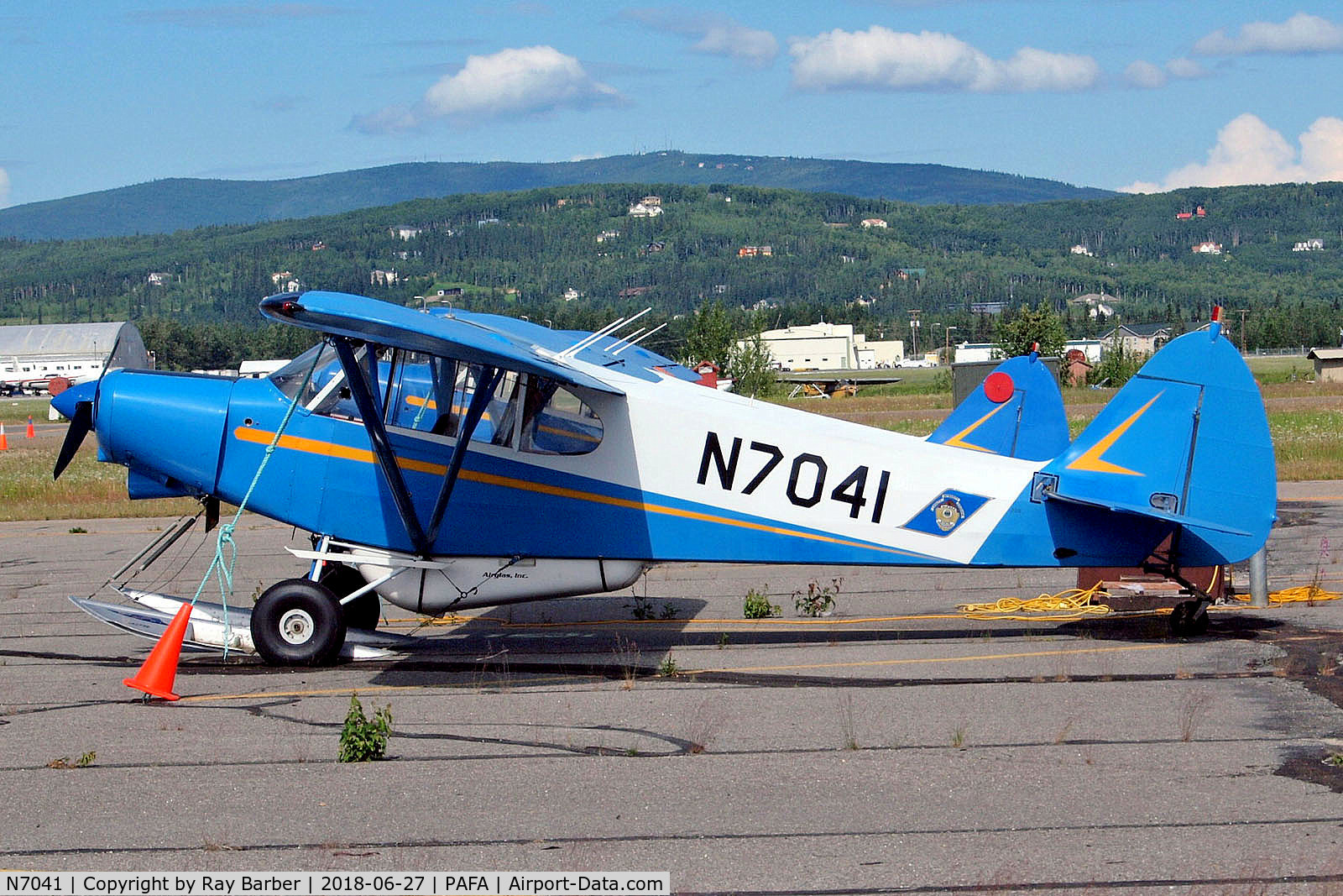 N7041, 1961 Piper PA-18-150 Super Cub C/N 18-7767, N7041   Piper PA-18-150 Super Cub [18-7767] Fairbanks Int'l~N 27/06/2018