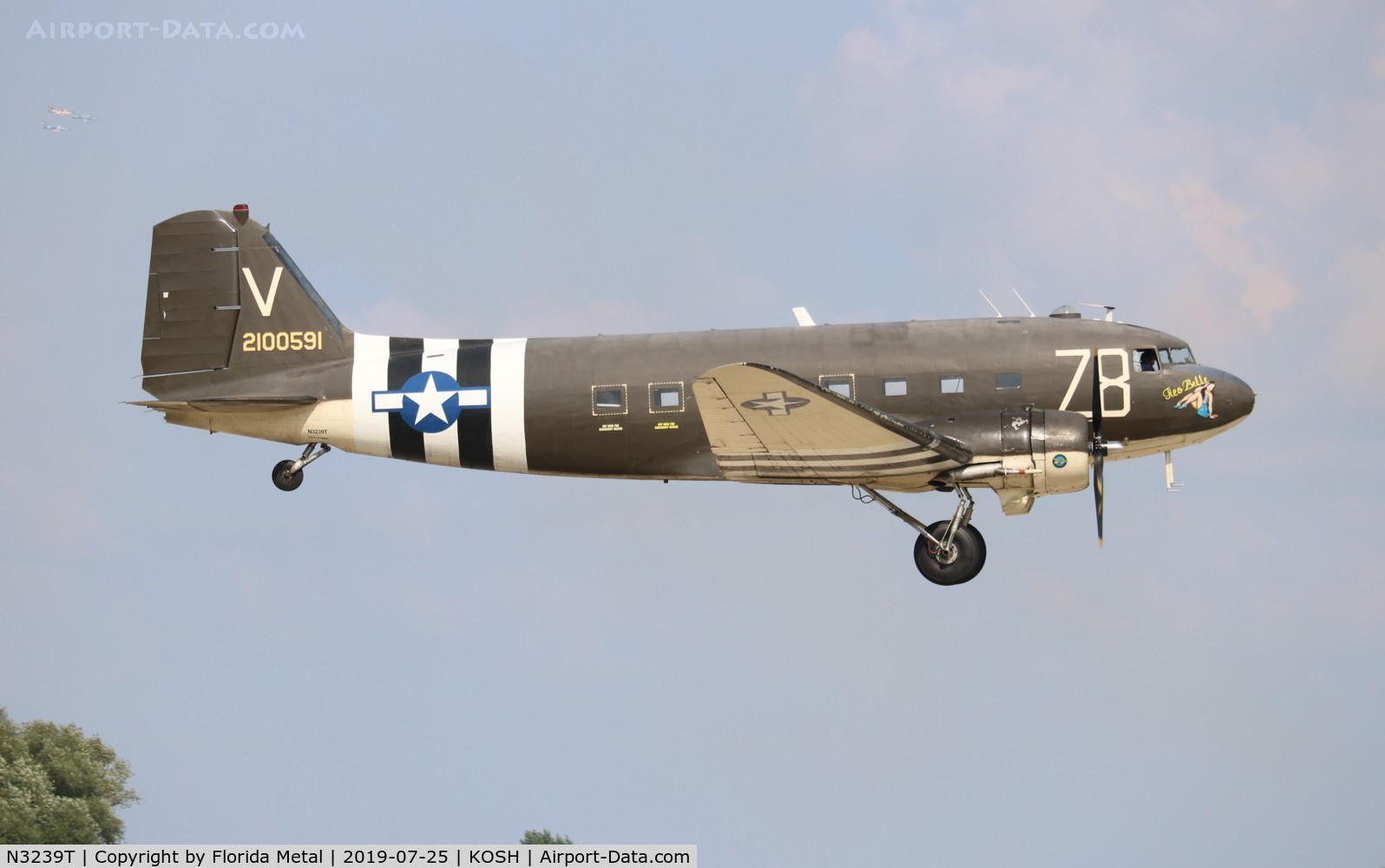 N3239T, 1943 Douglas DC3C-S1C3G (C-47A-65-DL) C/N 19054, EAA OSH 2019