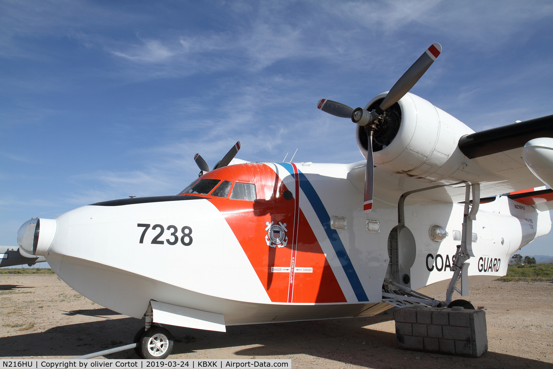 N216HU, 1952 Grumman HU-16C (UF-1) Albatross C/N G-333, march 2019