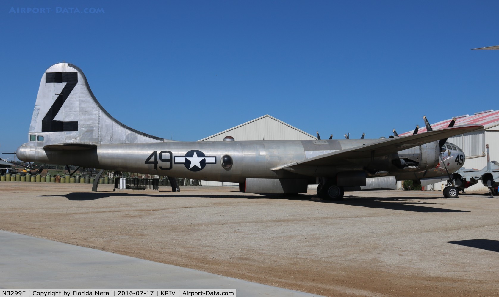 N3299F, 1944 Boeing B-29A Superfortress C/N 11146, March AFB Museum 2016