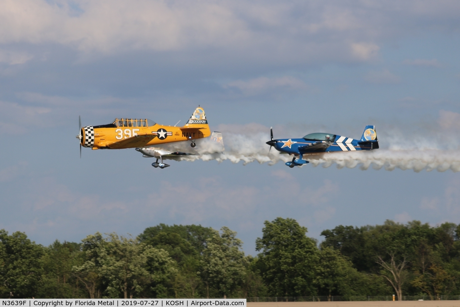 N3639F, North American SNJ-6 Texan C/N 121-43111, EAA OSH 2019