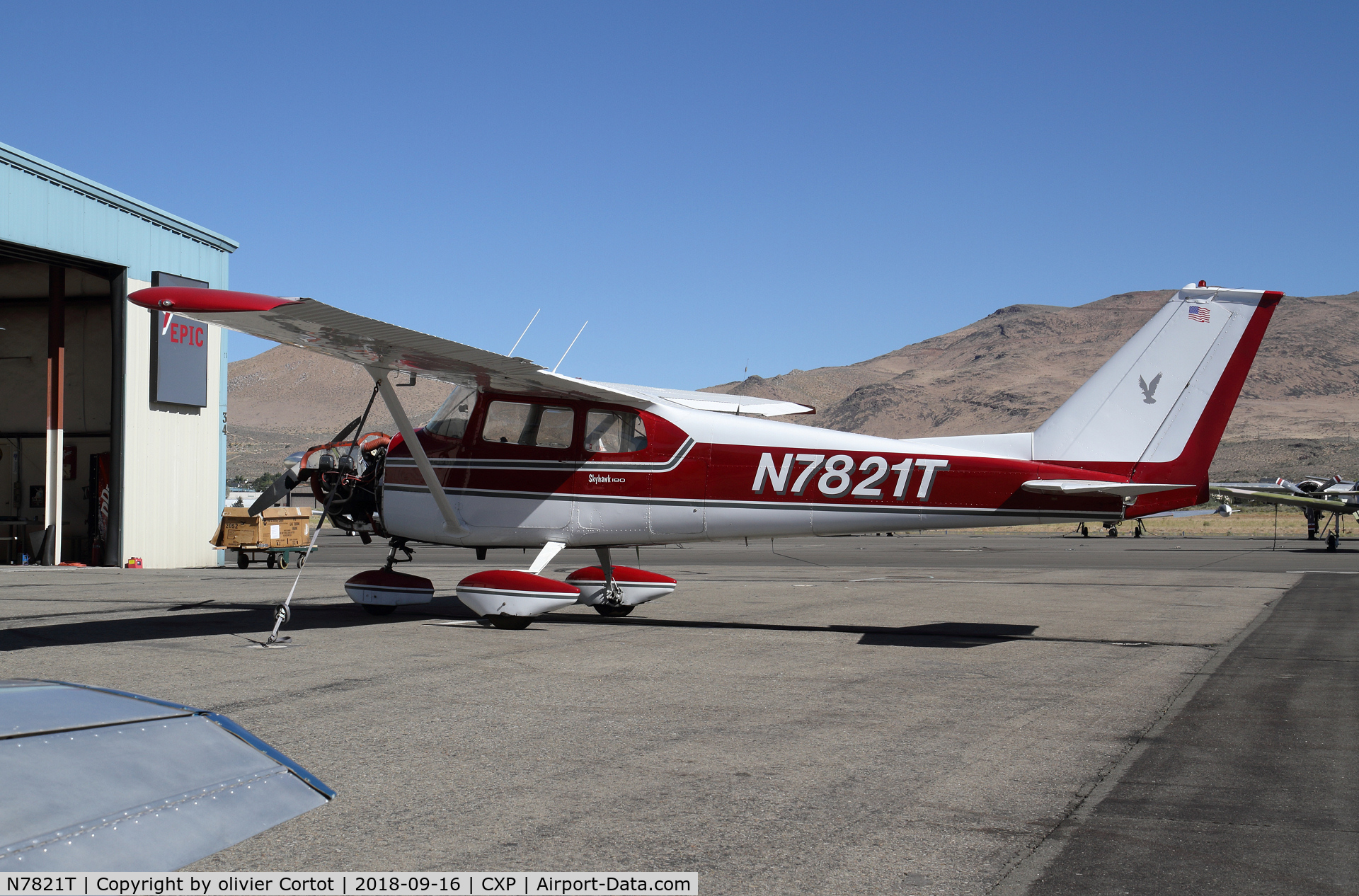 N7821T, 1960 Cessna 172A C/N 47421, sept 2018