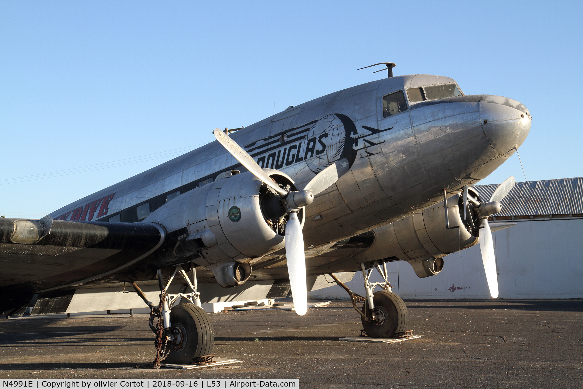 N4991E, 1945 Douglas DC3C (C-47) C/N 12106, sept 2018