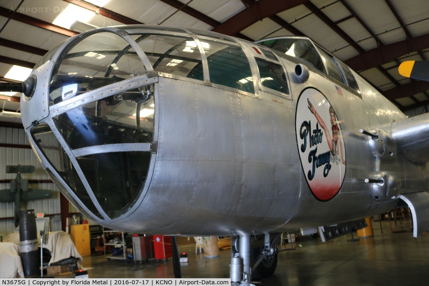 N3675G, 1944 North American B-25J Mitchell Mitchell C/N 108-33698, Planes of Fame 2016