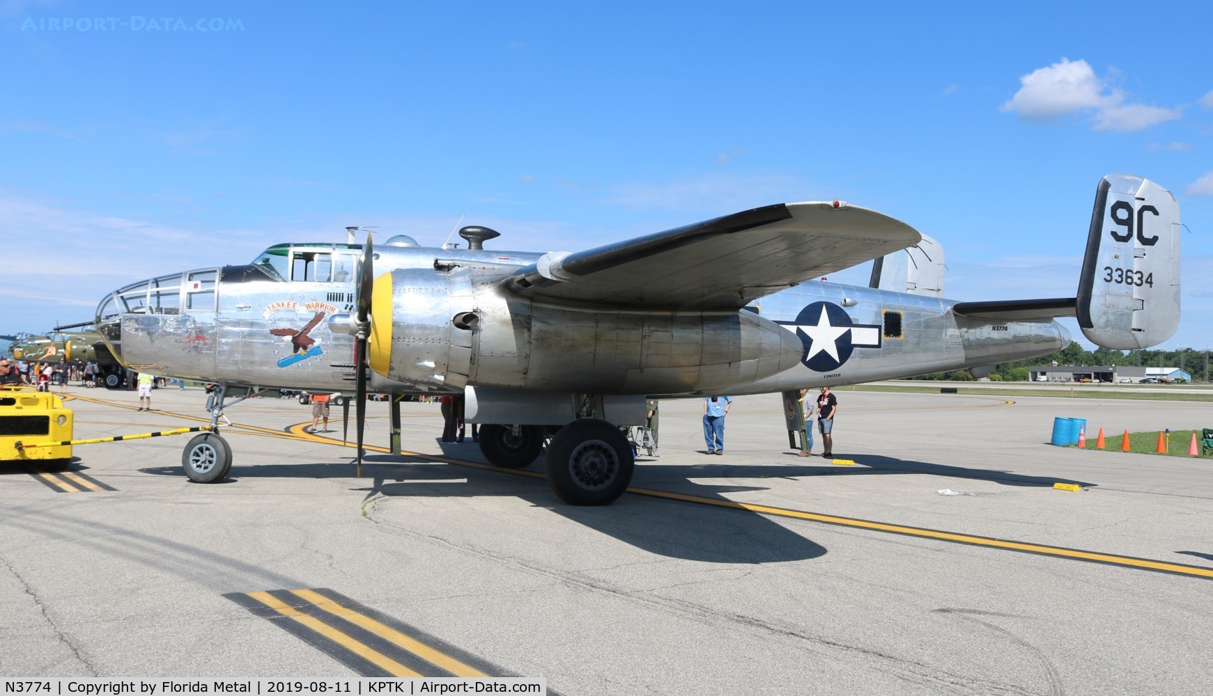 N3774, 1943 North American B-25D Mitchell C/N 100-23960, PTK 2019