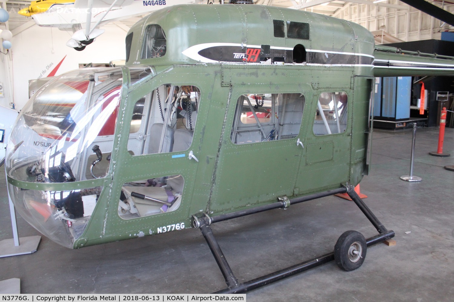 N3776G., 1961 Hiller Ten99 (1099) C/N 1, Oakland Aviation Museum