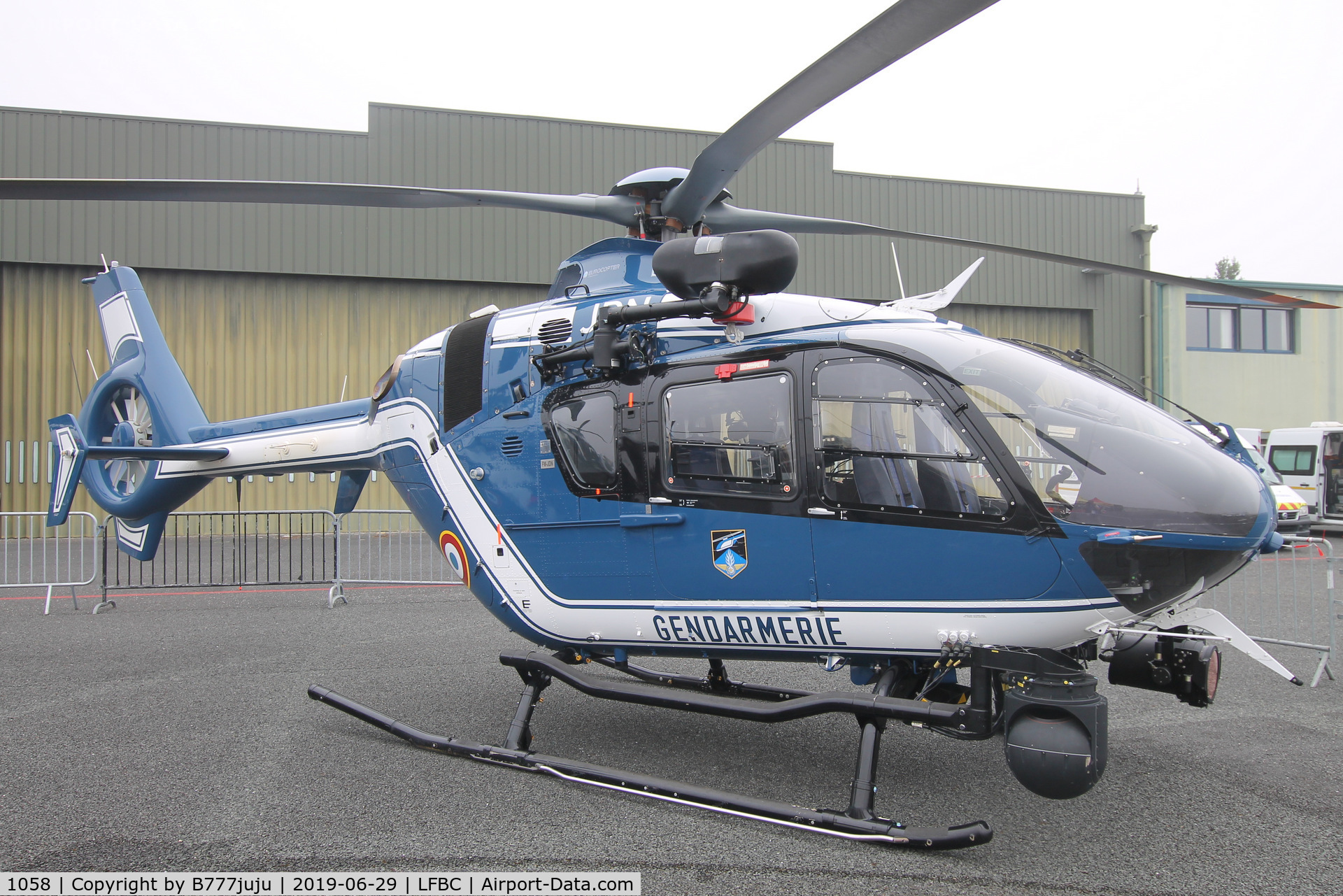 1058, 2012 Eurocopter EC-135T-2 C/N 1058, at Cazaux Airshow