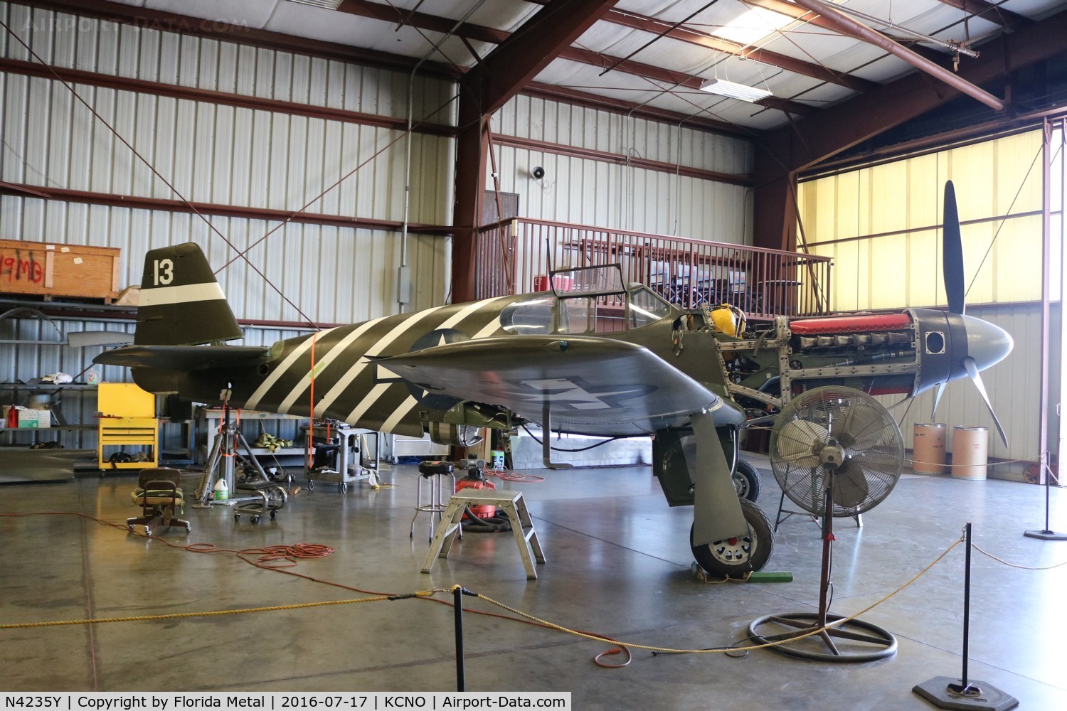 N4235Y, 1943 North American P-51A Mustang C/N MSN 99-22354, Planes of Fame 2016