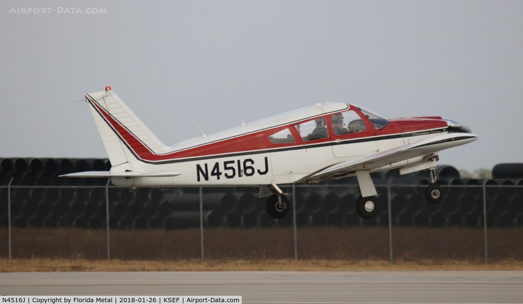 N4516J, 1968 Piper PA-28R-180 Cherokee Arrow C/N 28R-30373, Sebring 2018