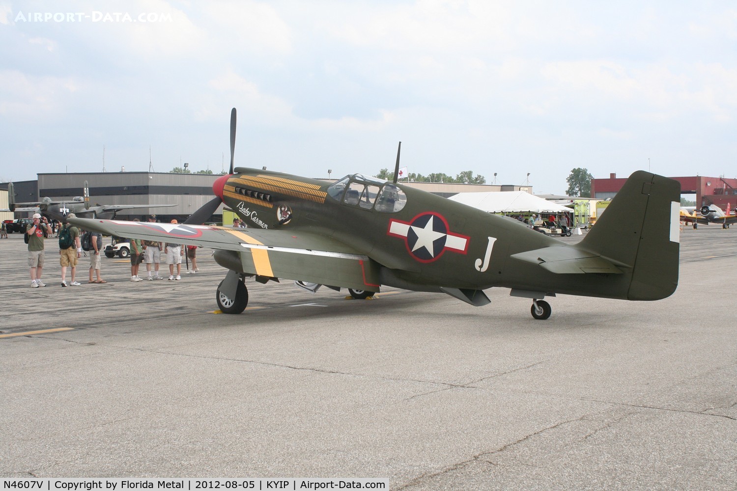 N4607V, 1942 North American A-36A Apache C/N 97-15956, TOM YIP 2012
