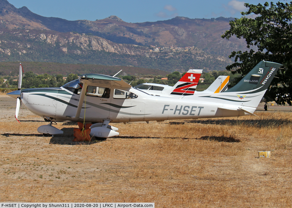F-HSET, Cessna 182T Skylane C/N 18282057, Parked at the General Aviation area...