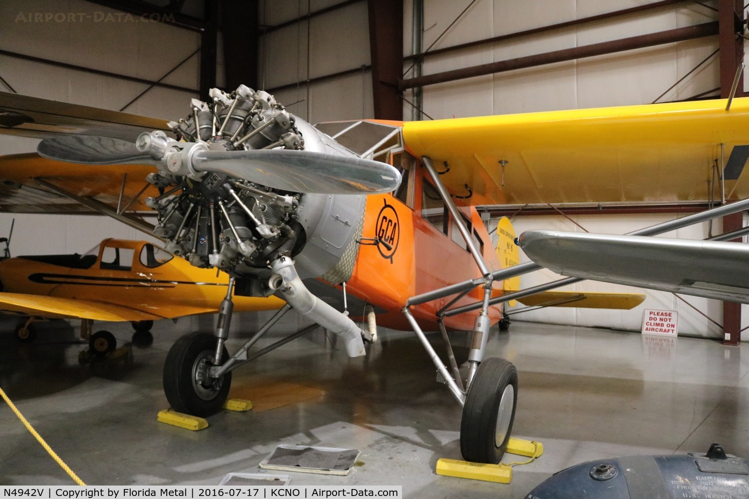 N4942V, 1929 Curtiss-Wright Travel Air A-6000-A C/N 1040, Yanks Air Museum 2016