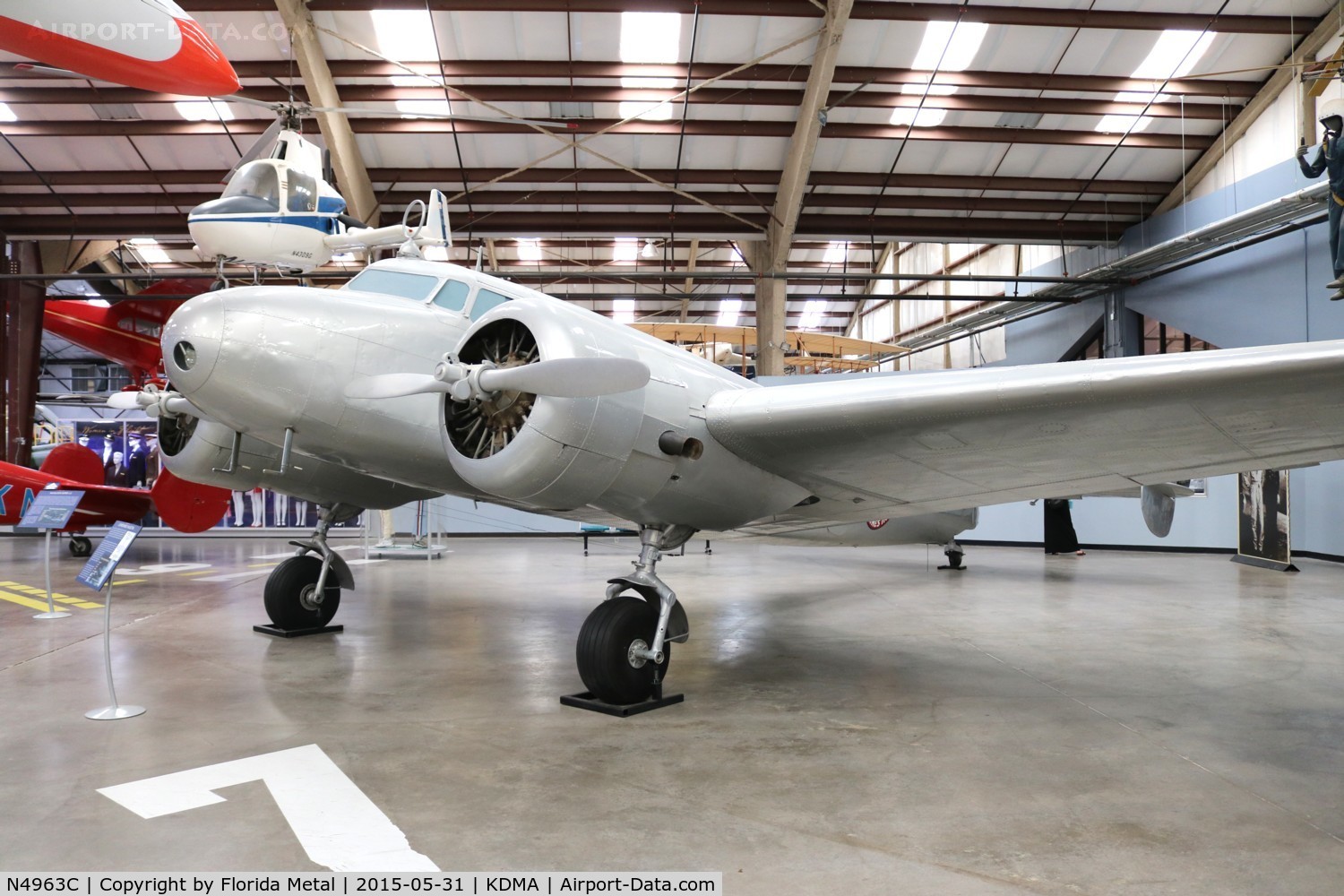 N4963C, 1934 Lockheed 10A Electra C/N 1011, PIMA Museum 2015 Lockheed 10A
