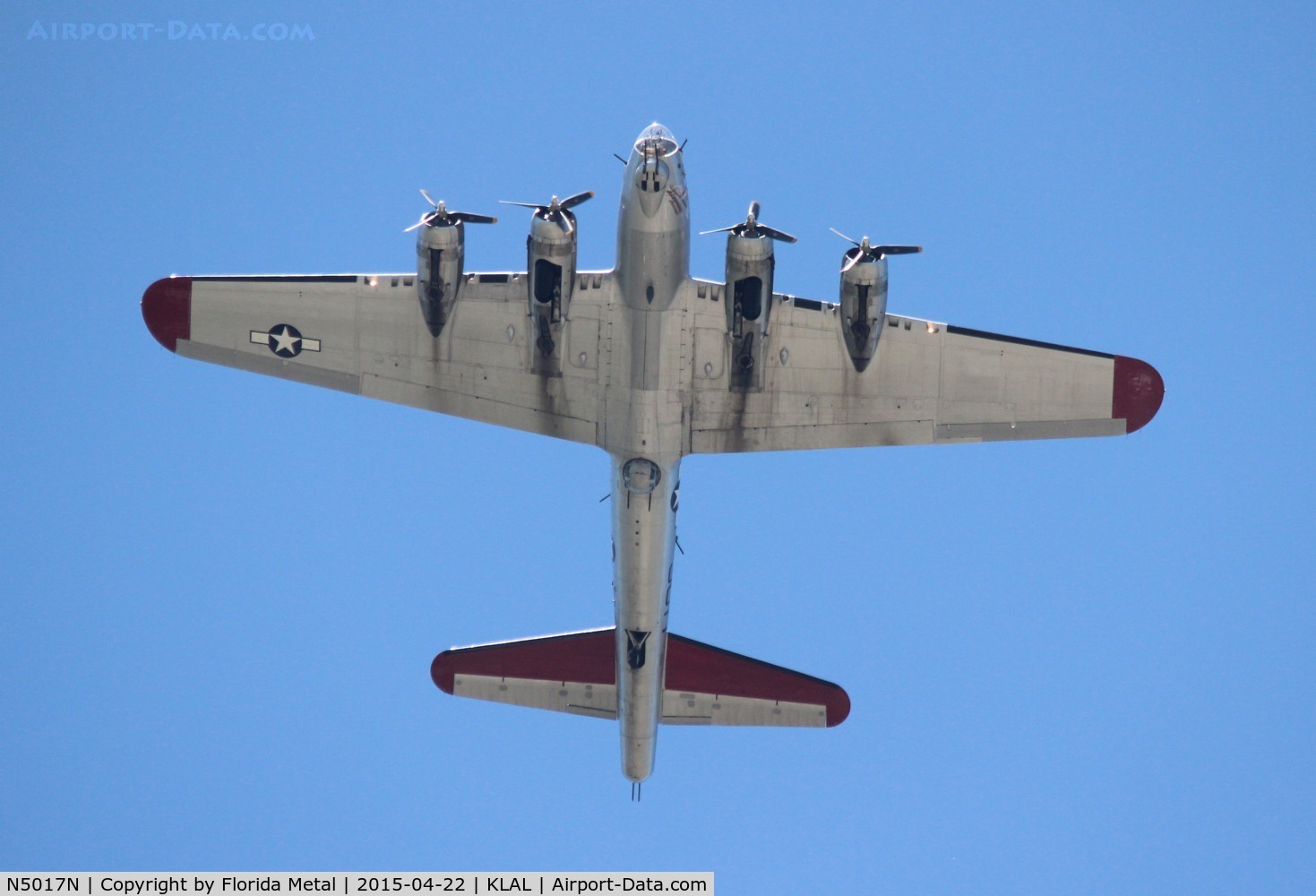 N5017N, 1944 Lockheed/Vega (Boeing) B-17G-105-VE Flying Fortress C/N 8649, SNF LAL 2015