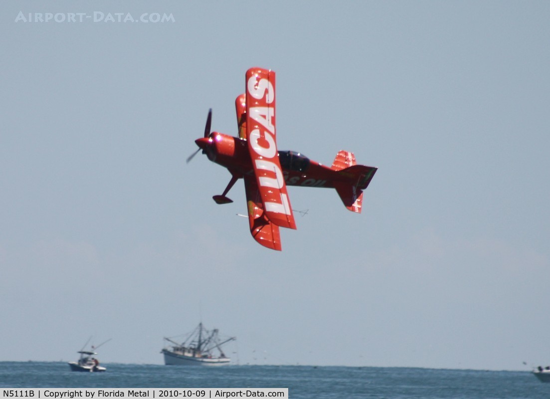 N5111B, 1998 Pitts S-1-11B Super Stinker C/N 4003, Daytona Beach Airshow 2010