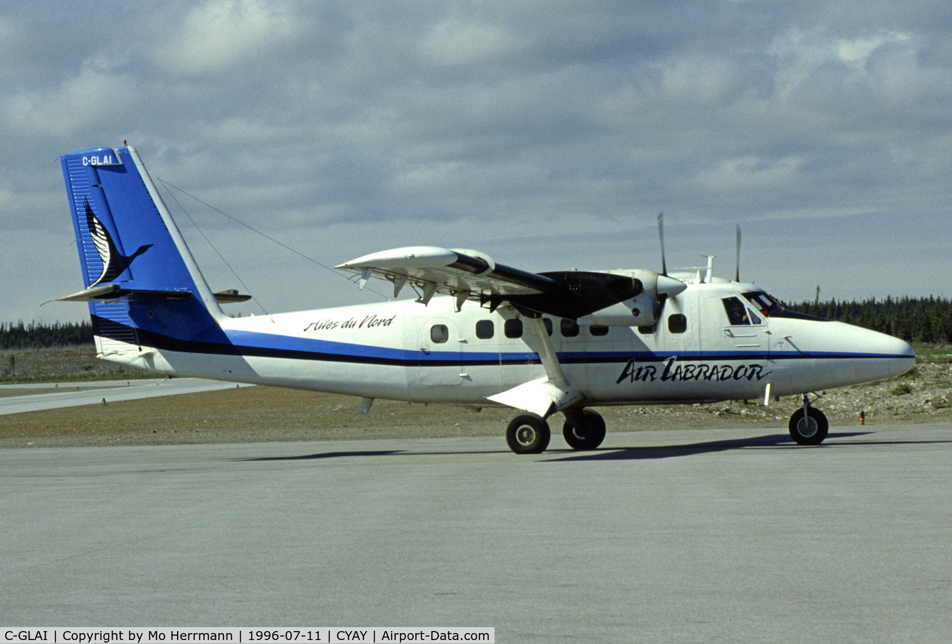 C-GLAI, 1971 De Havilland Canada DHC-6-300 Twin Otter C/N 296, taken at St. Anthony, NFLD