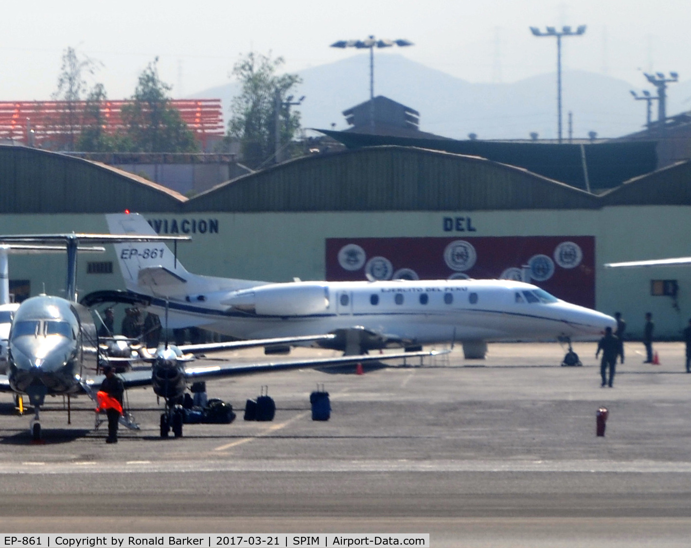 EP-861, 2007 Cessna 560XL C/N 560-5679, Parked Lima