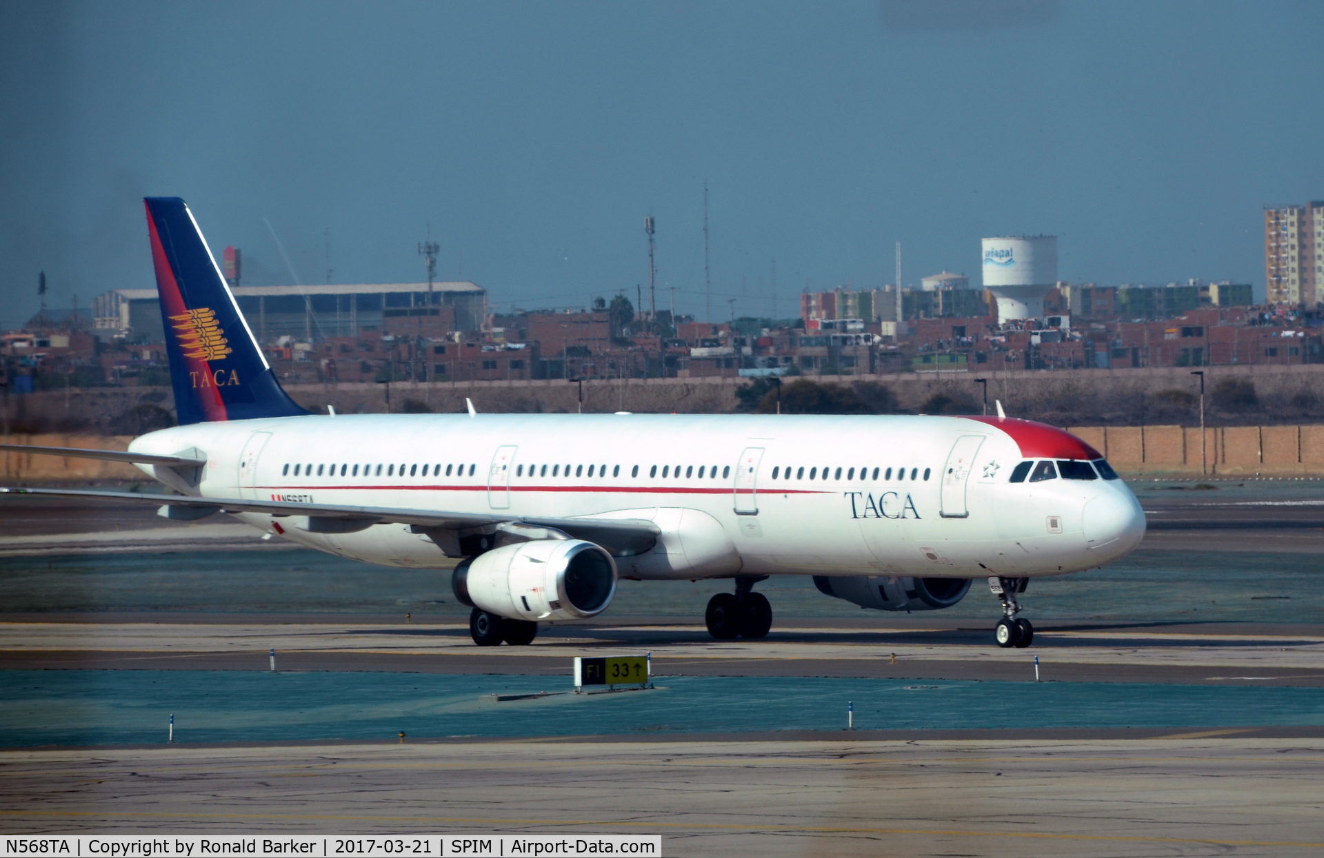 N568TA, 2006 Airbus A321-231 C/N 2687, Taxi Lima