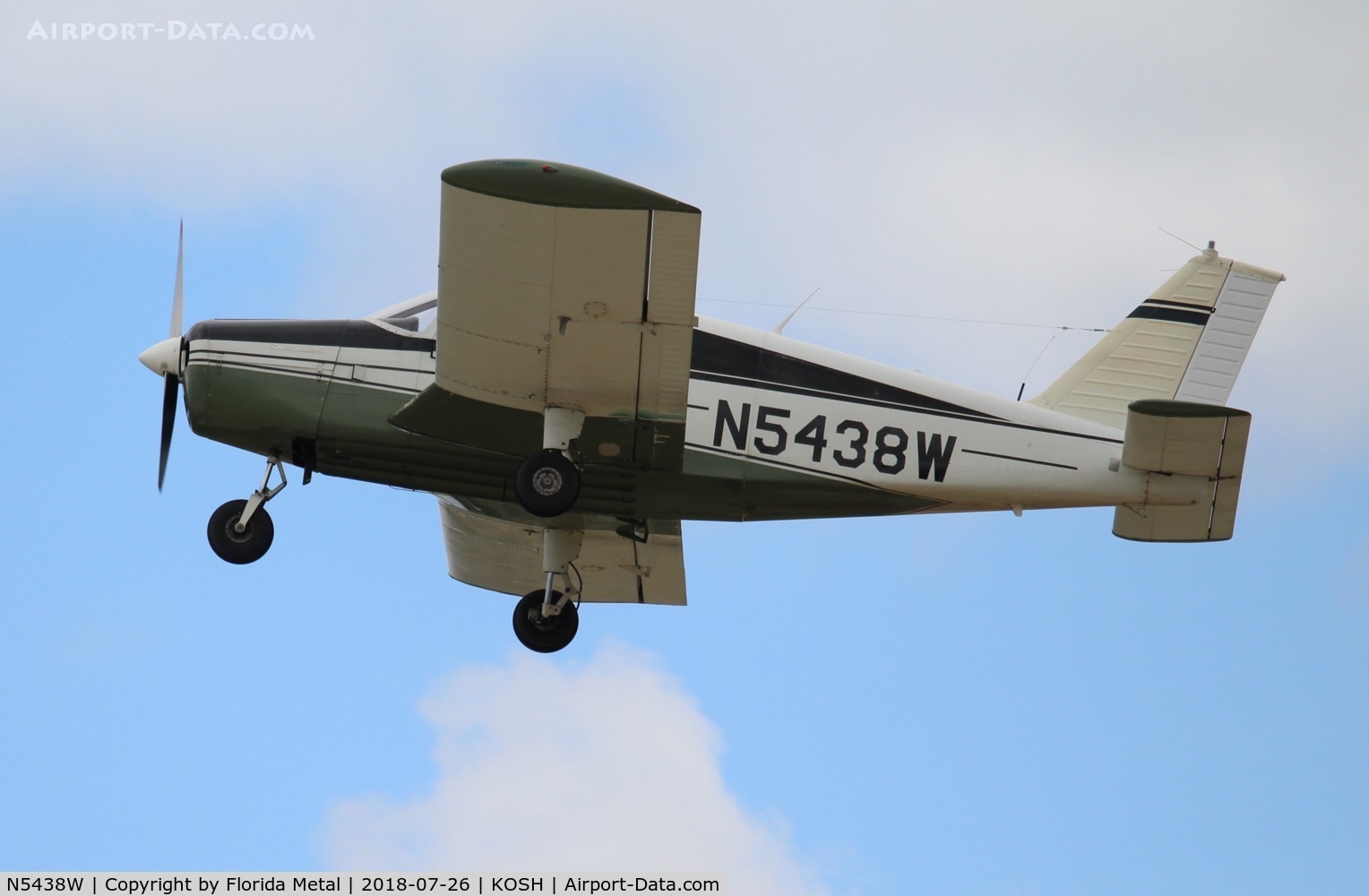 N5438W, 1962 Piper PA-28-160 Cherokee C/N 28-514, EAA OSH 2018