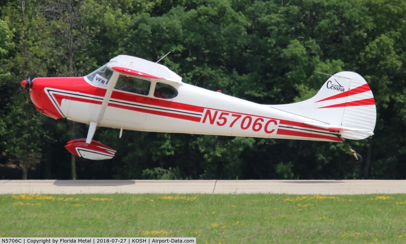 N5706C, 1950 Cessna 170A C/N 19660, EAA OSH 2018