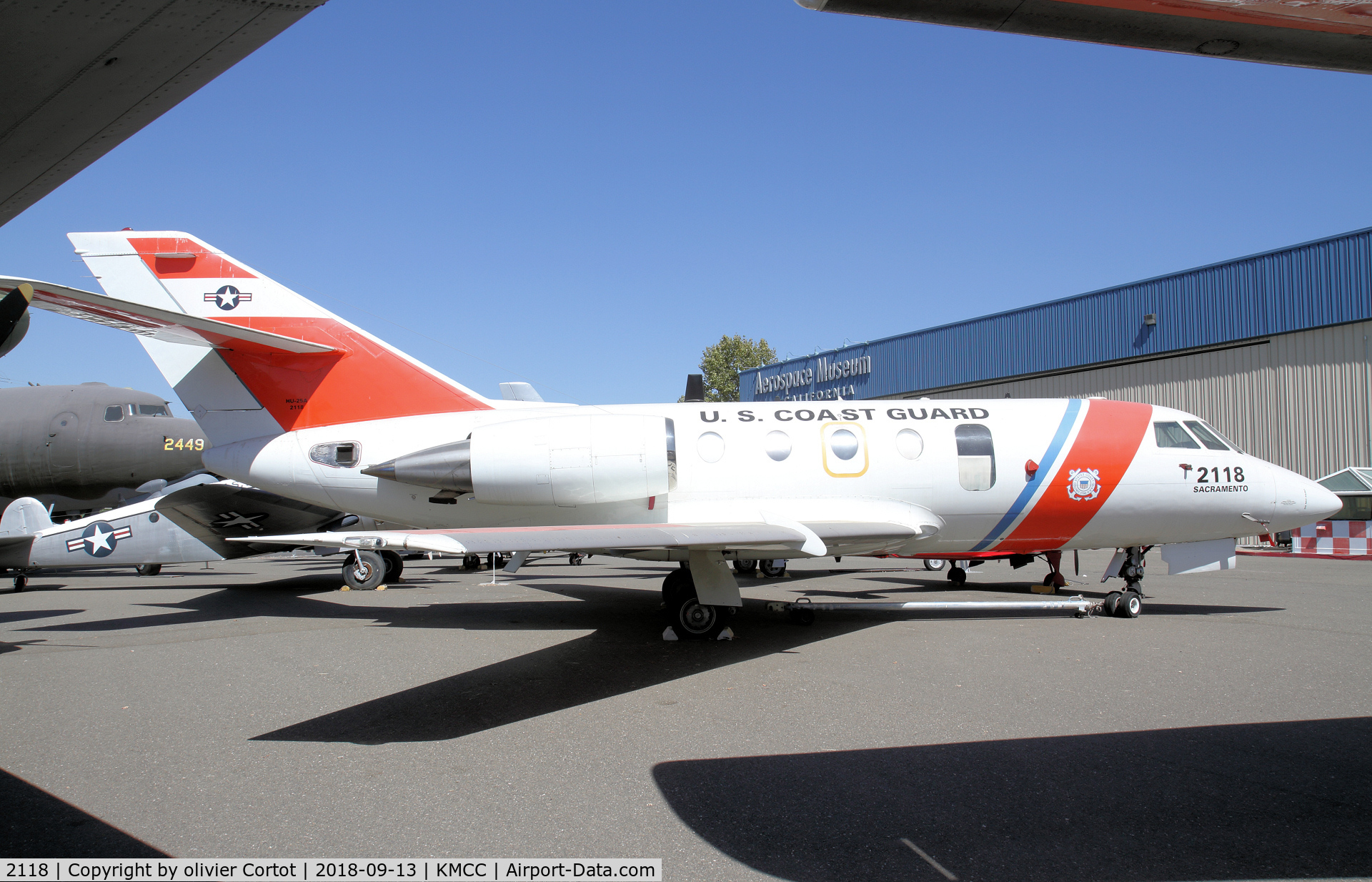 2118, Dassault HU-25B Guardian C/N 423, now in a museum