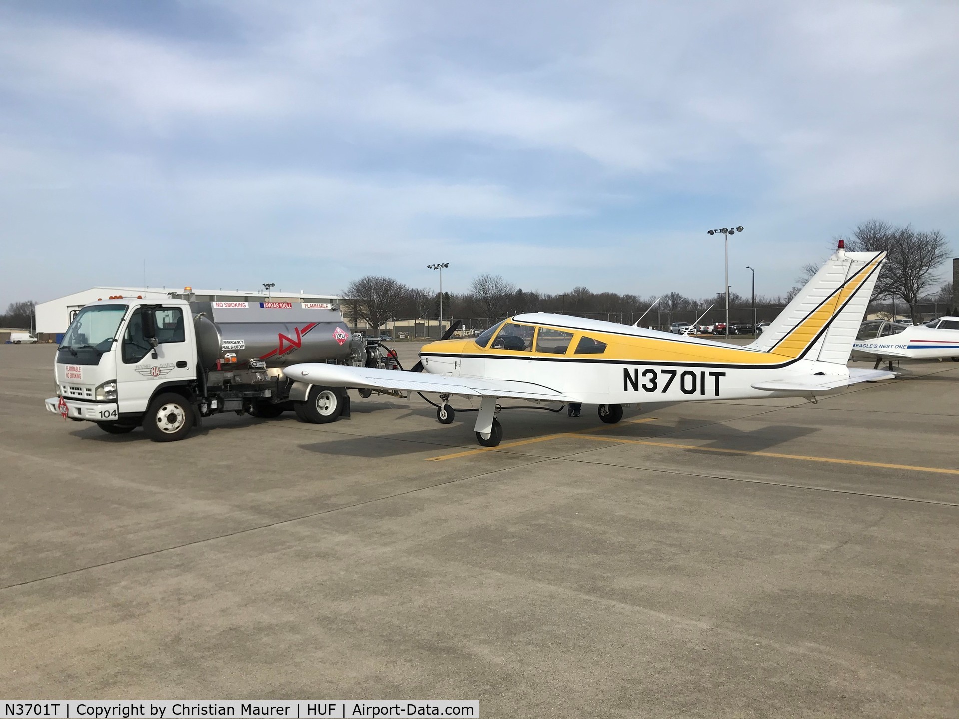 N3701T, 1967 Piper PA-28R-180 Cherokee Arrow C/N 28R-30005, 01T in Terre Haute, IN