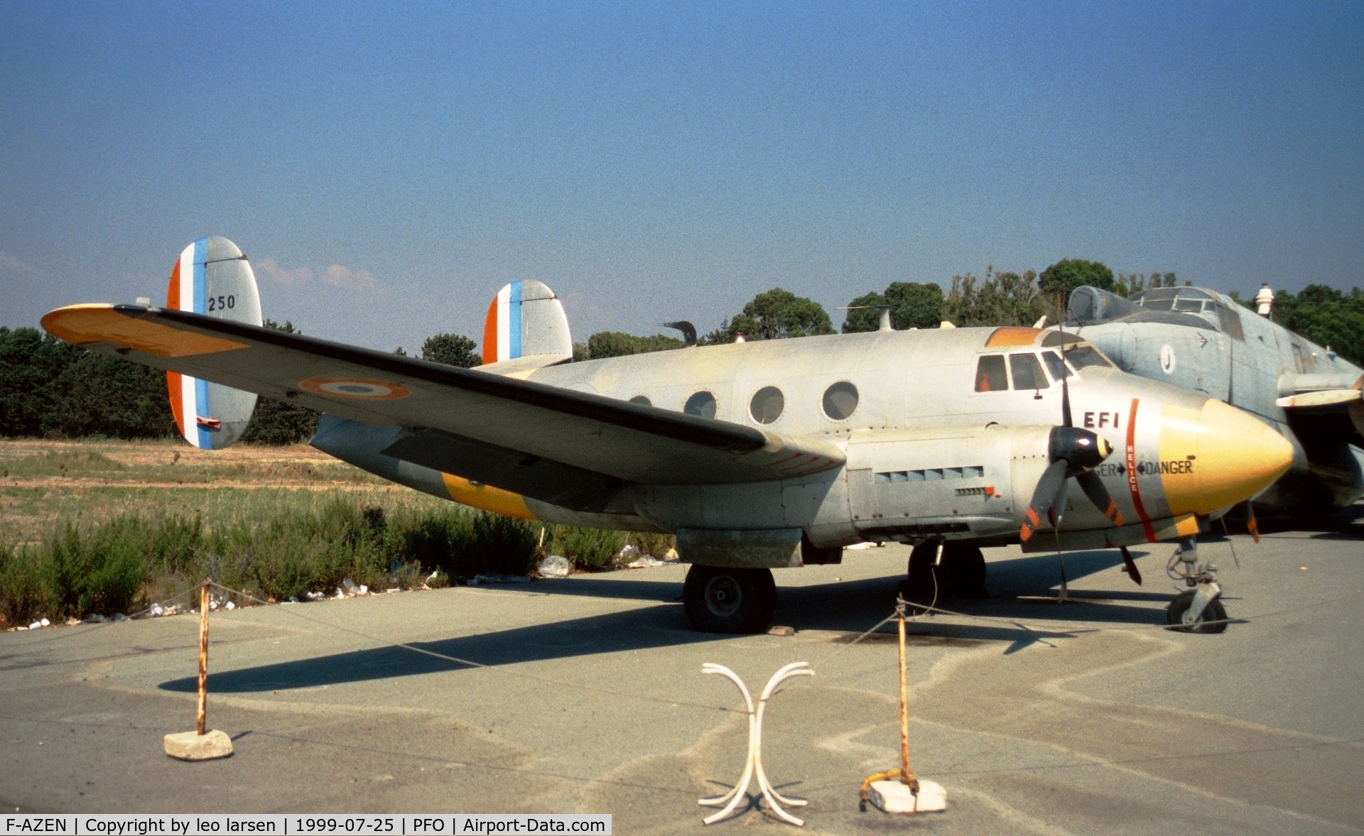 F-AZEN, Dassault MD-312 Flamant C/N 250, Paphos 25.7.1999
