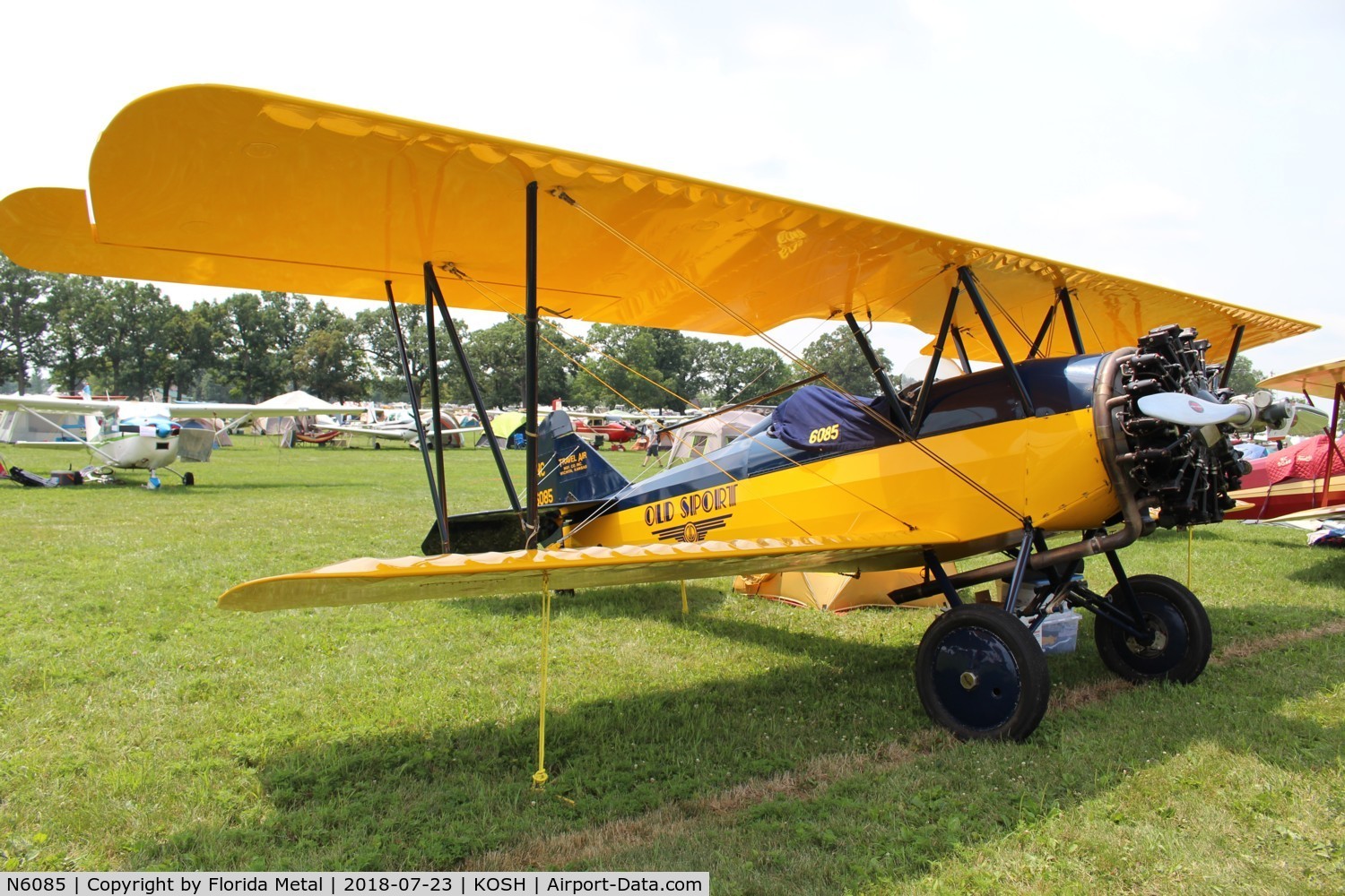 N6085, 1927 Curtiss-Wright Travel Air 4000 C/N 589, EAA OSH 2018
