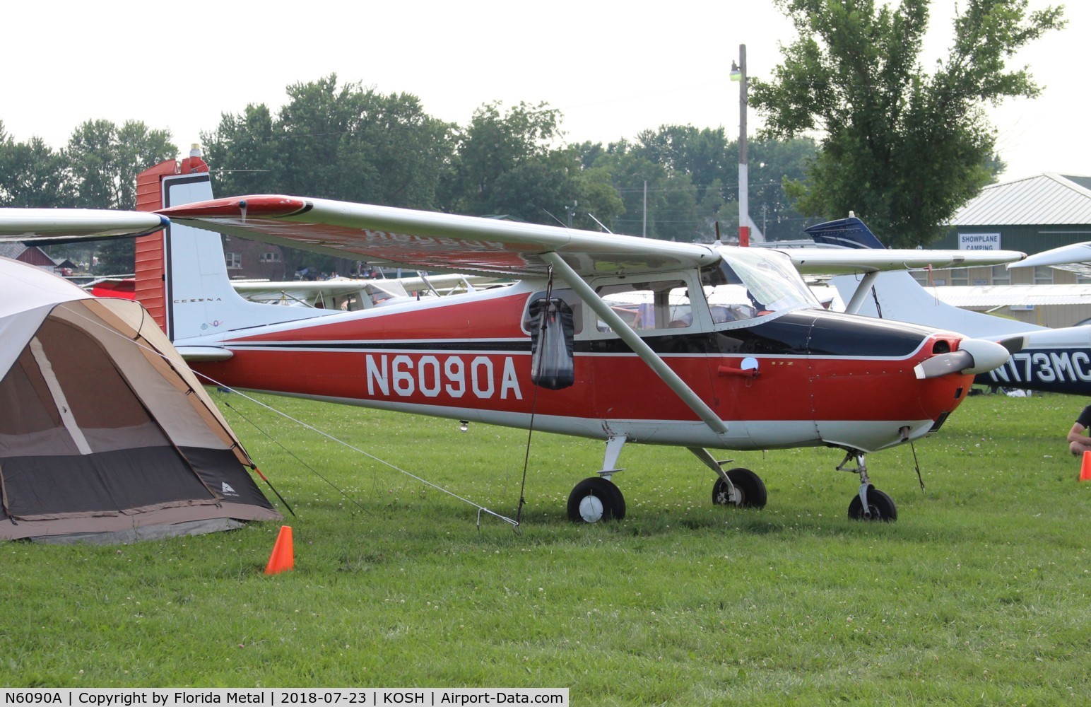 N6090A, 1956 Cessna 172 C/N 28690, EAA OSH 2018