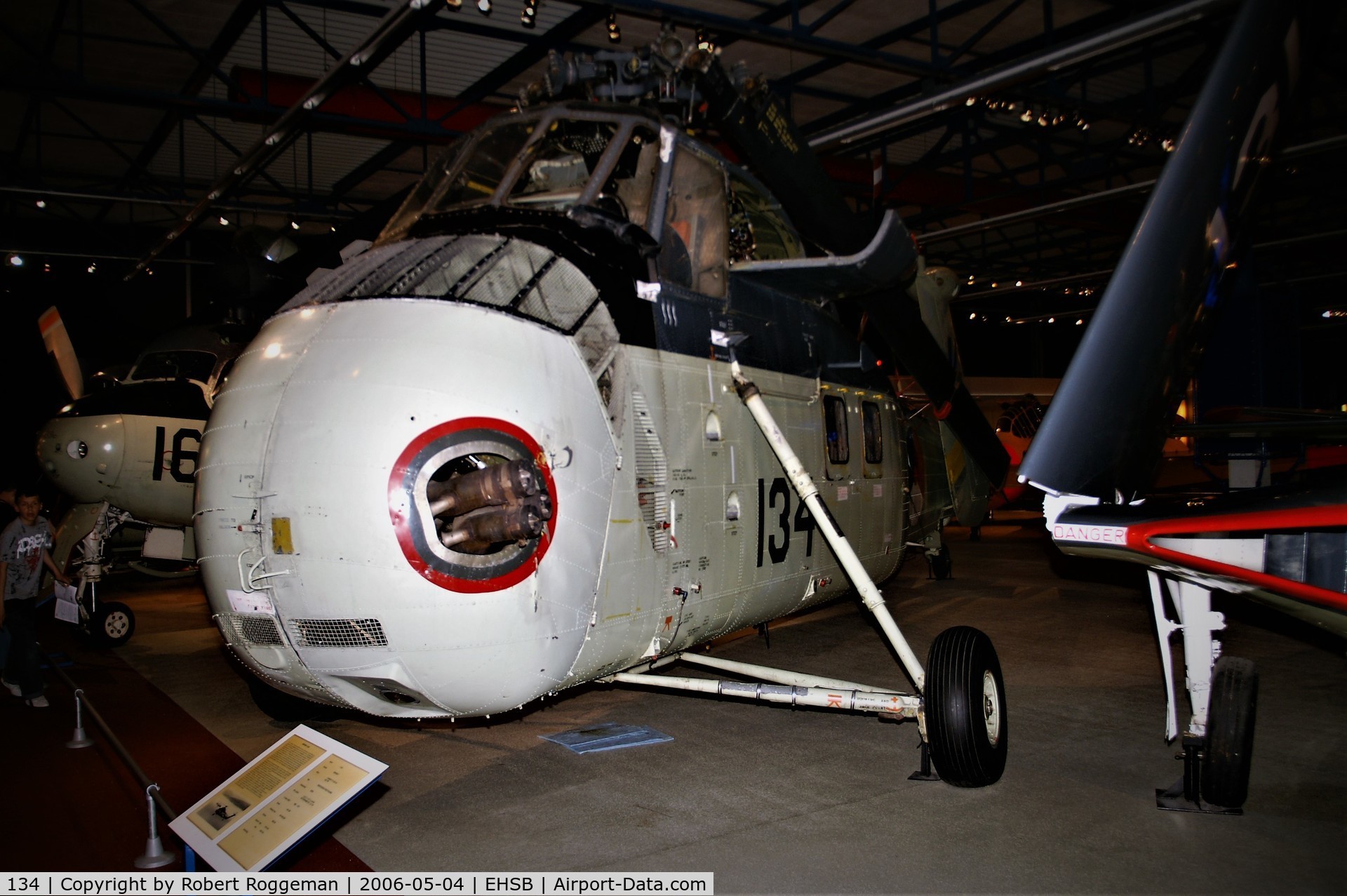 134, Sikorsky UH-34J Seabat C/N 58-1597, PRESERVED.NMM.DUTCH NAVY.