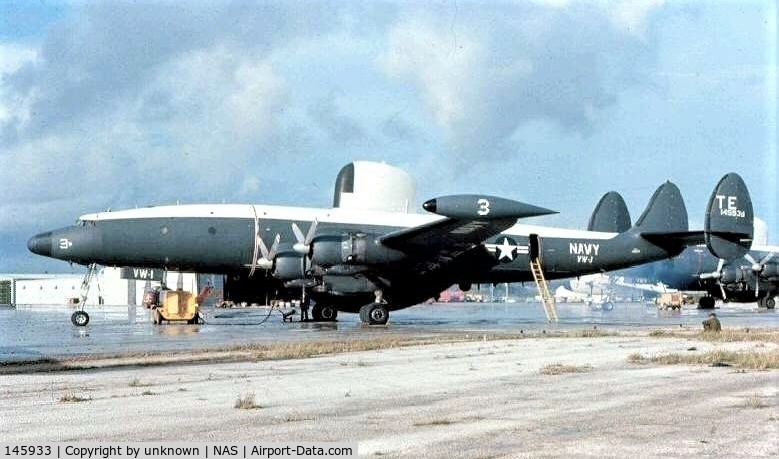 145933, Lockheed WC-121N Warning Star C/N 1049A-5514, On flight line at NAS Agana Guam