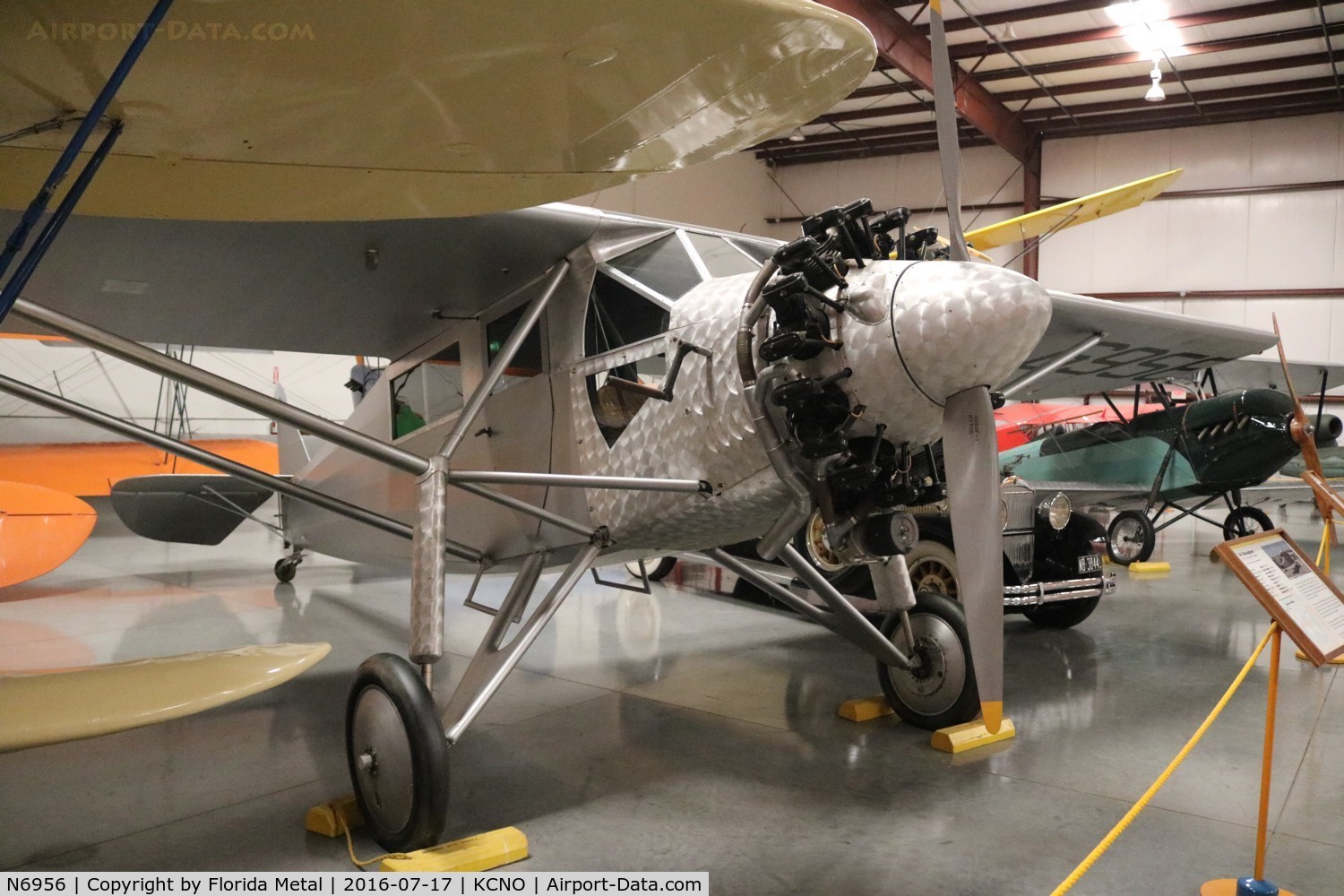 N6956, 1928 Ryan Aircraft B1 Brougham C/N 141, Yanks Air Museum 2016