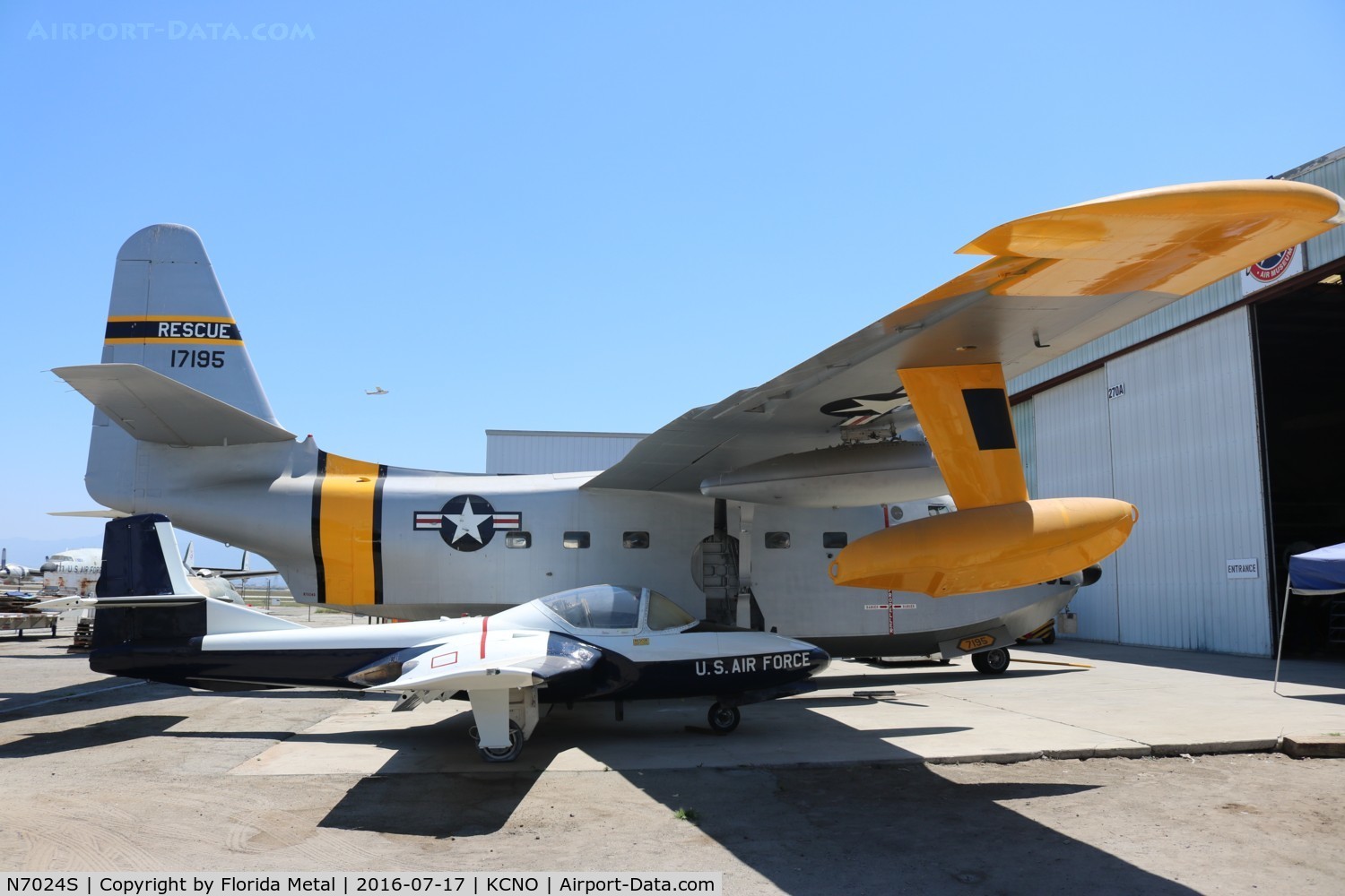 N7024S, Grumman HU-16B Albatross C/N G-258, Yanks Air Museum 2016