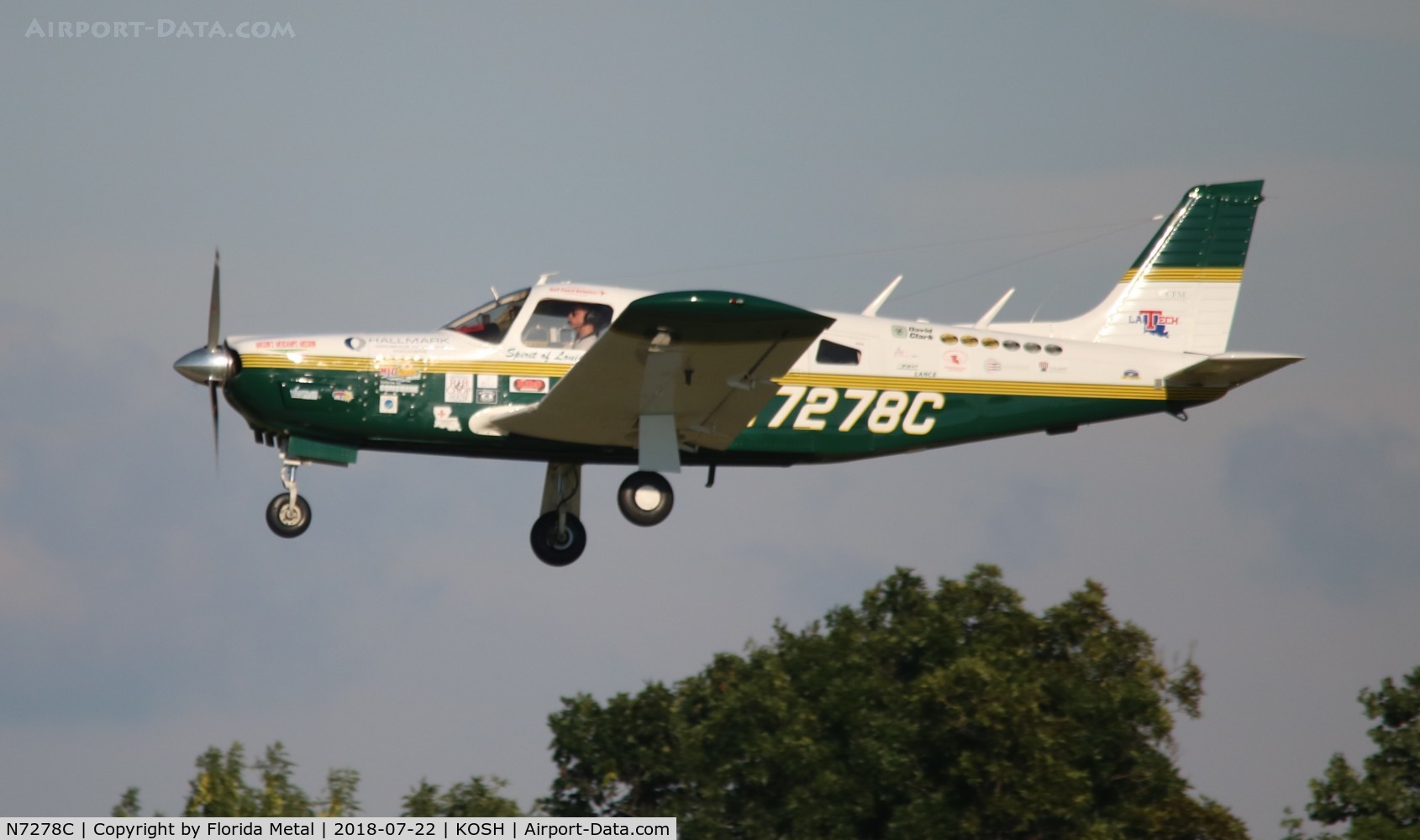 N7278C, 1975 Piper PA-32R-300 Cherokee Lance C/N 32R-7680044, EAA OSH 2018