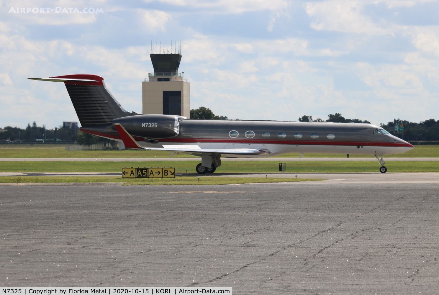 N7325, 2007 Gulfstream Aerospace GV-SP (G550) C/N 5176, ORL spotting 2020