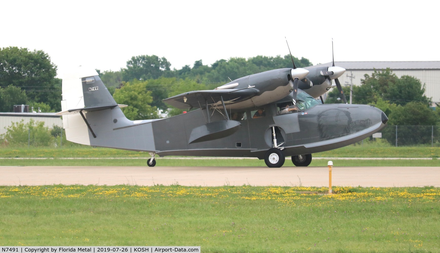 N7491, 1942 Grumman G-44 Widgeon C/N 1240, EAA OSH 2019
