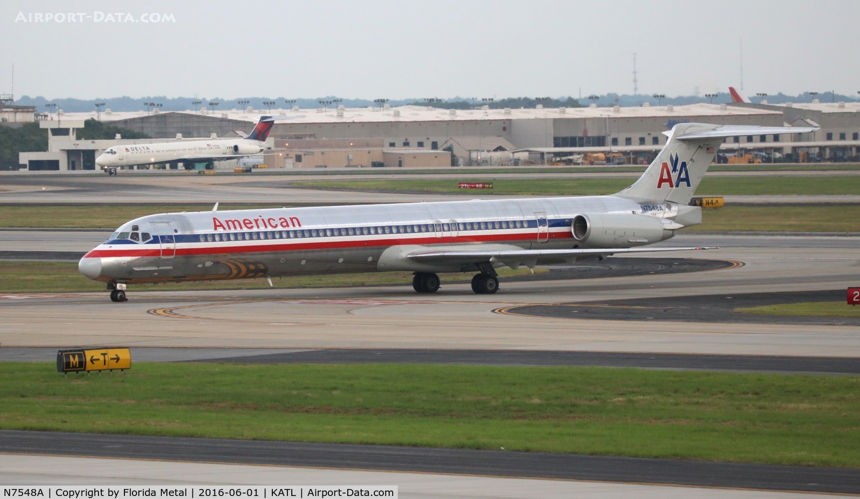 N7548A, 1991 McDonnell Douglas MD-82 (DC-9-82) C/N 53030, ATL spotting 2016