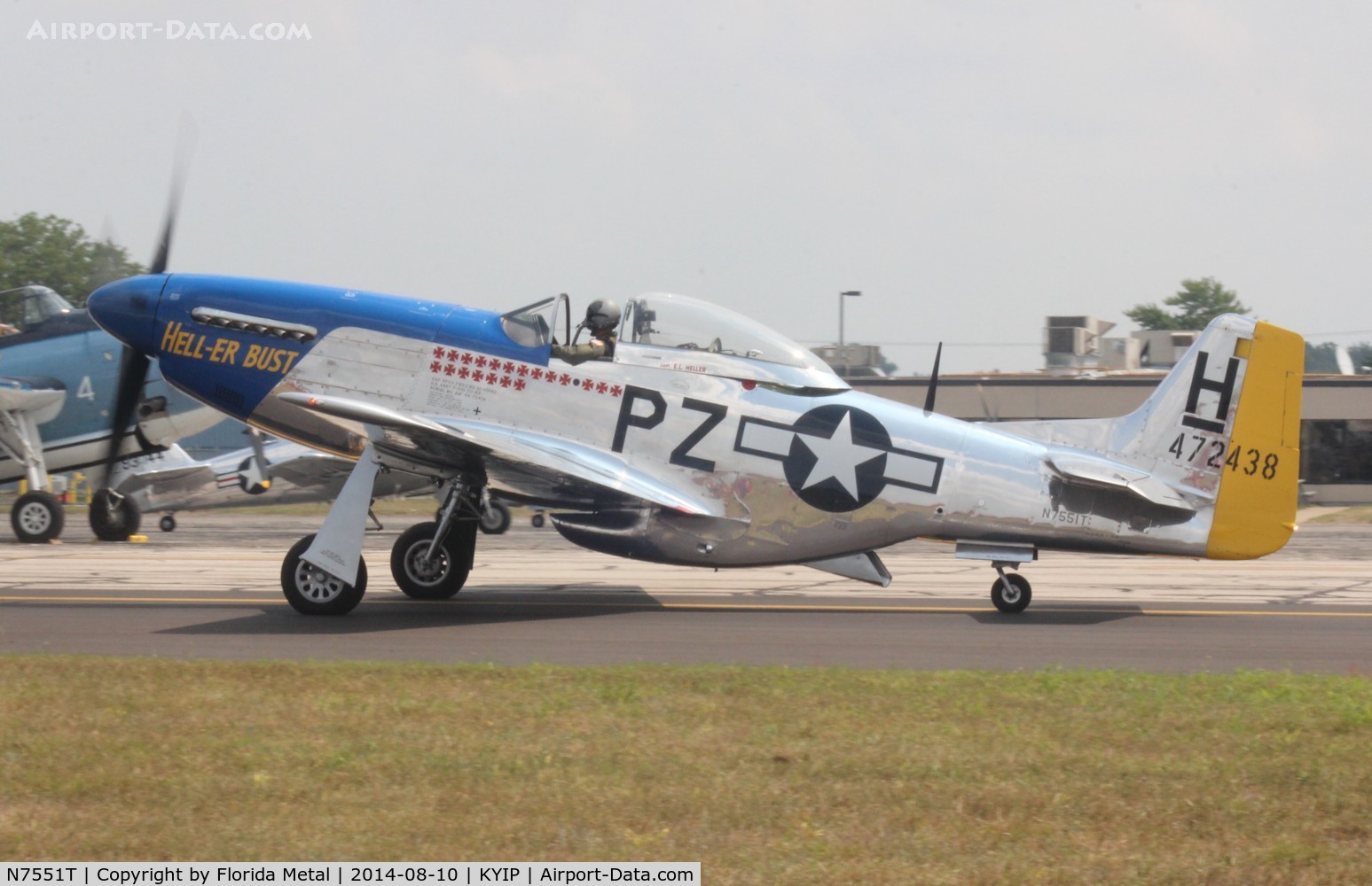 N7551T, 1944 North American P-51D Mustang C/N 122-38997, TOM YIP 2014