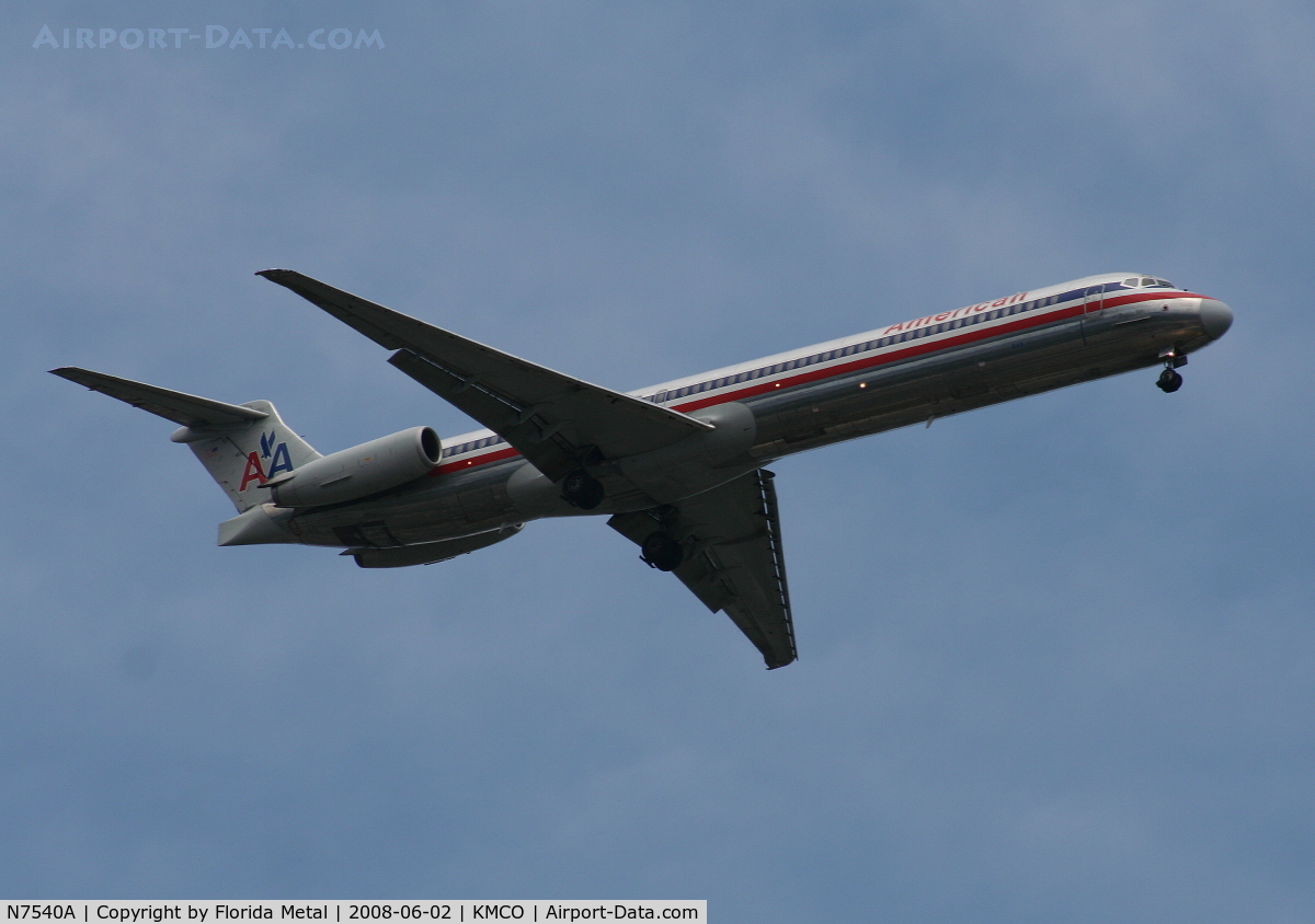 N7540A, 1990 McDonnell Douglas MD-82 (DC-9-82) C/N 49994, MCO spotting 2008