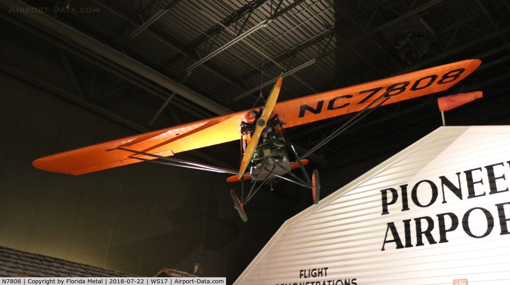 N7808, 1929 Universal Moulded Products Monocoupe 113 C/N 247, EAA Museum 2018