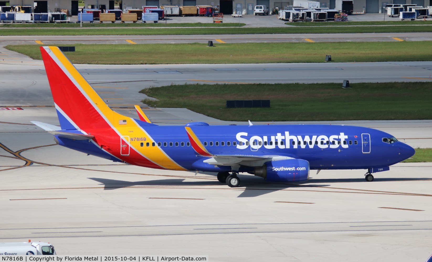 N7816B, 1999 Boeing 737-7L9 C/N 28009, FLL spotting 2015