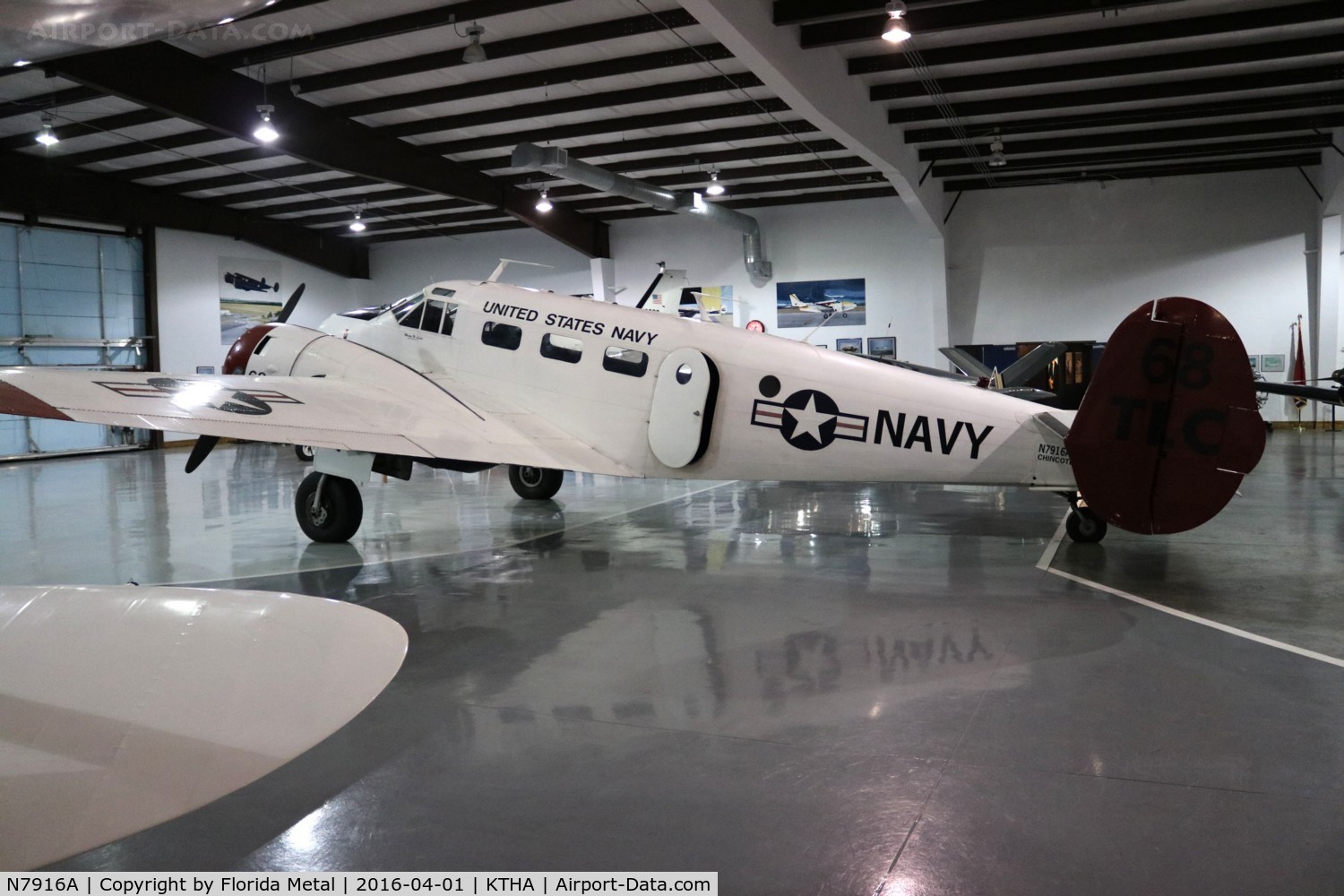 N7916A, 1952 Beech C-45H Expeditor C/N AF-824, Beechcraft Museum 2016