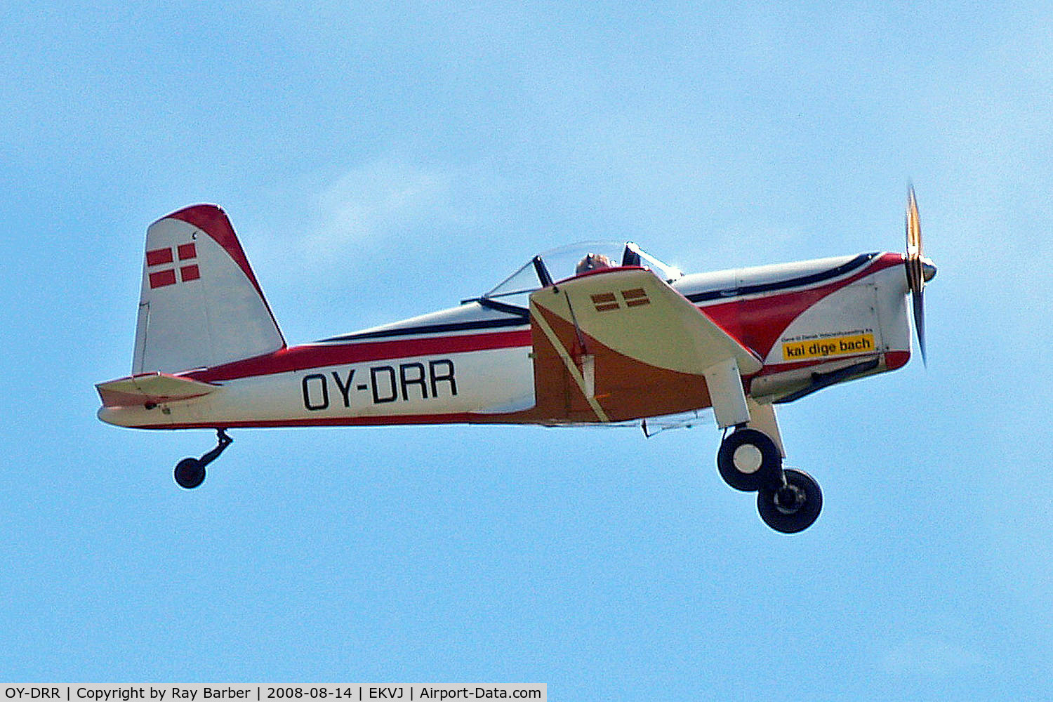 OY-DRR, 1949 SAI KZ VIII C/N 203, OY-DRR   S.A.I. KZ VIII [203] (Danmarks Flymuseum) Stauning~OY 14/06/2008