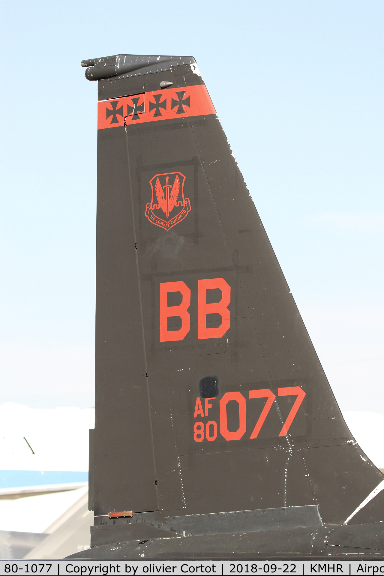 80-1077, 1980 Lockheed U-2S C/N 077, tail markings