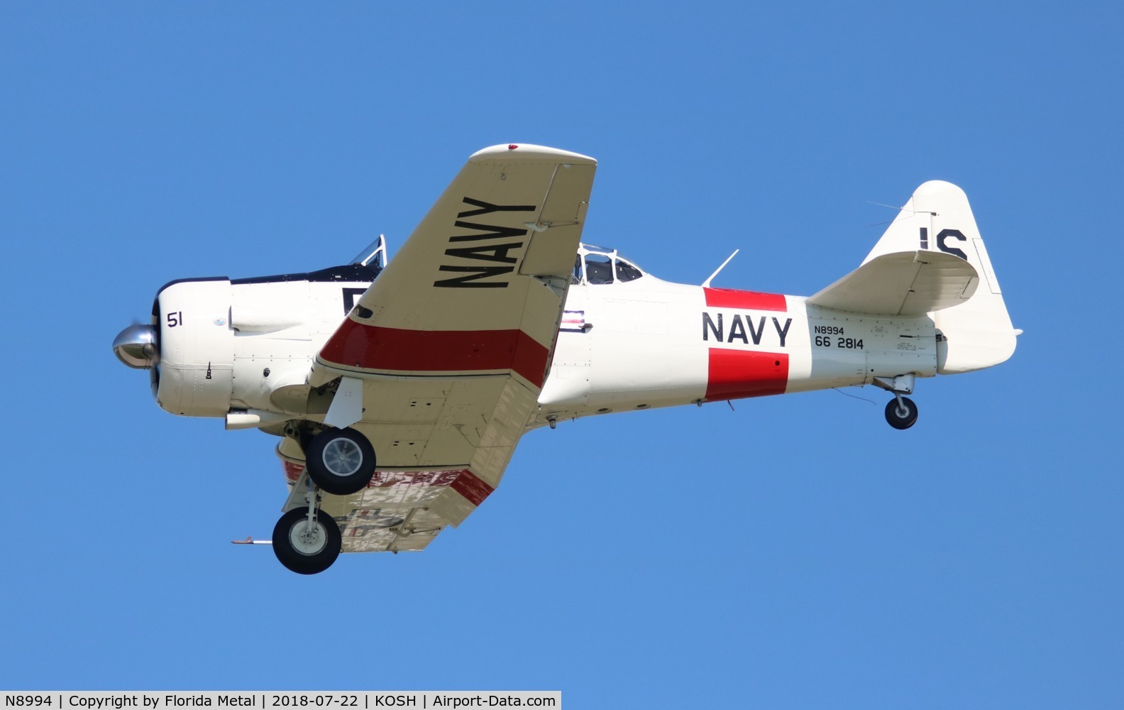 N8994, 1943 Noorduyn AT-16 Harvard II C/N 66-2814, EAA OSH 2018