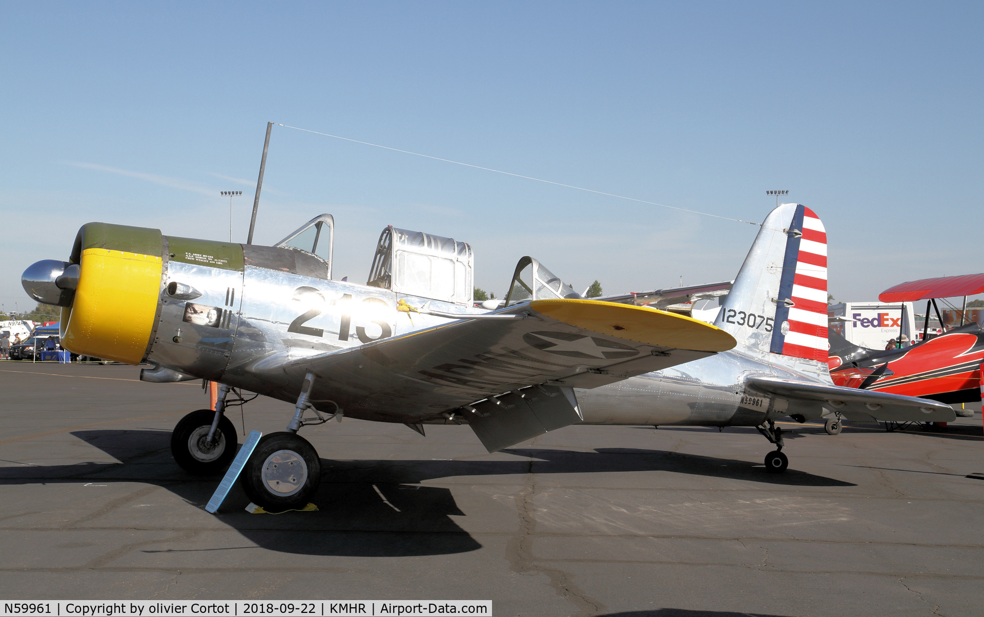 N59961, 1942 Consolidated Vultee BT-13A C/N 7722, 2018 airshow
